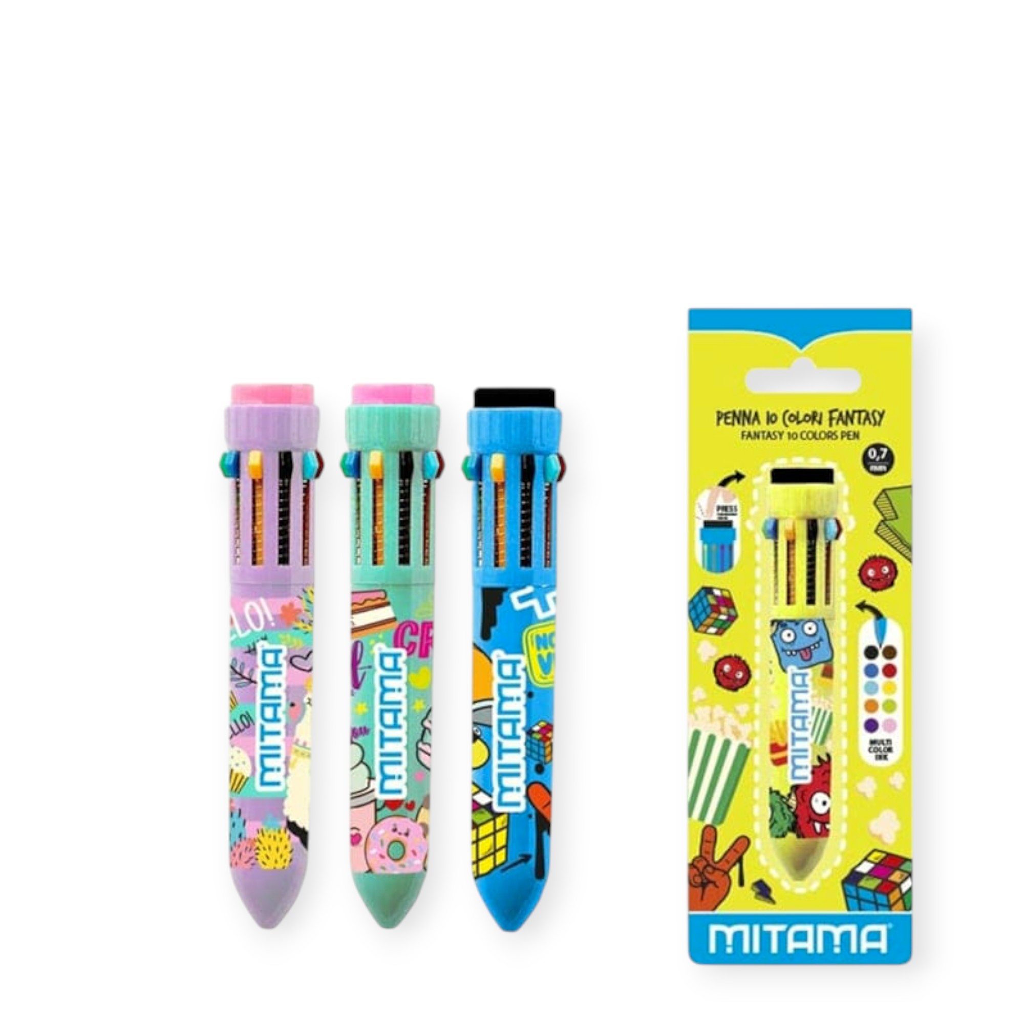 Penna mitama top ten - 10 colori - MITAMA