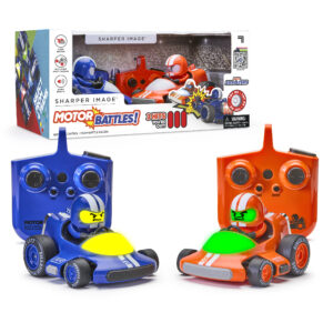 Battaglie rc  team battle racers - auto radiocomandate con luci led, controllo a lungo raggio, e azione multiplayer - Sharper Image