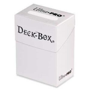 Porta mazzo bianco per carte standard – pokémon, magic, tcg - DB LINE