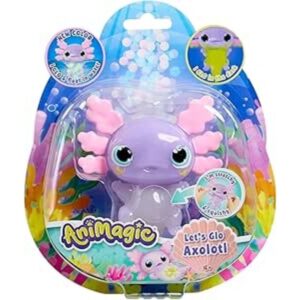 Animagic let's go axolotl lilla - animale elettronico galleggiante e luminoso 4+ - ANIMAGIC