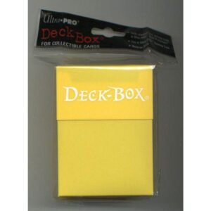 Porta mazzo giallo per carte standard – pokémon, magic, tcg - DB LINE