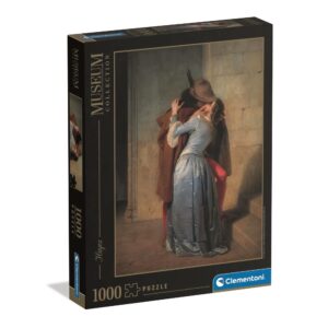 Clementoni - puzzle 1000 hqc museum the kiss - hayez - 39994 - CLEMENTONI