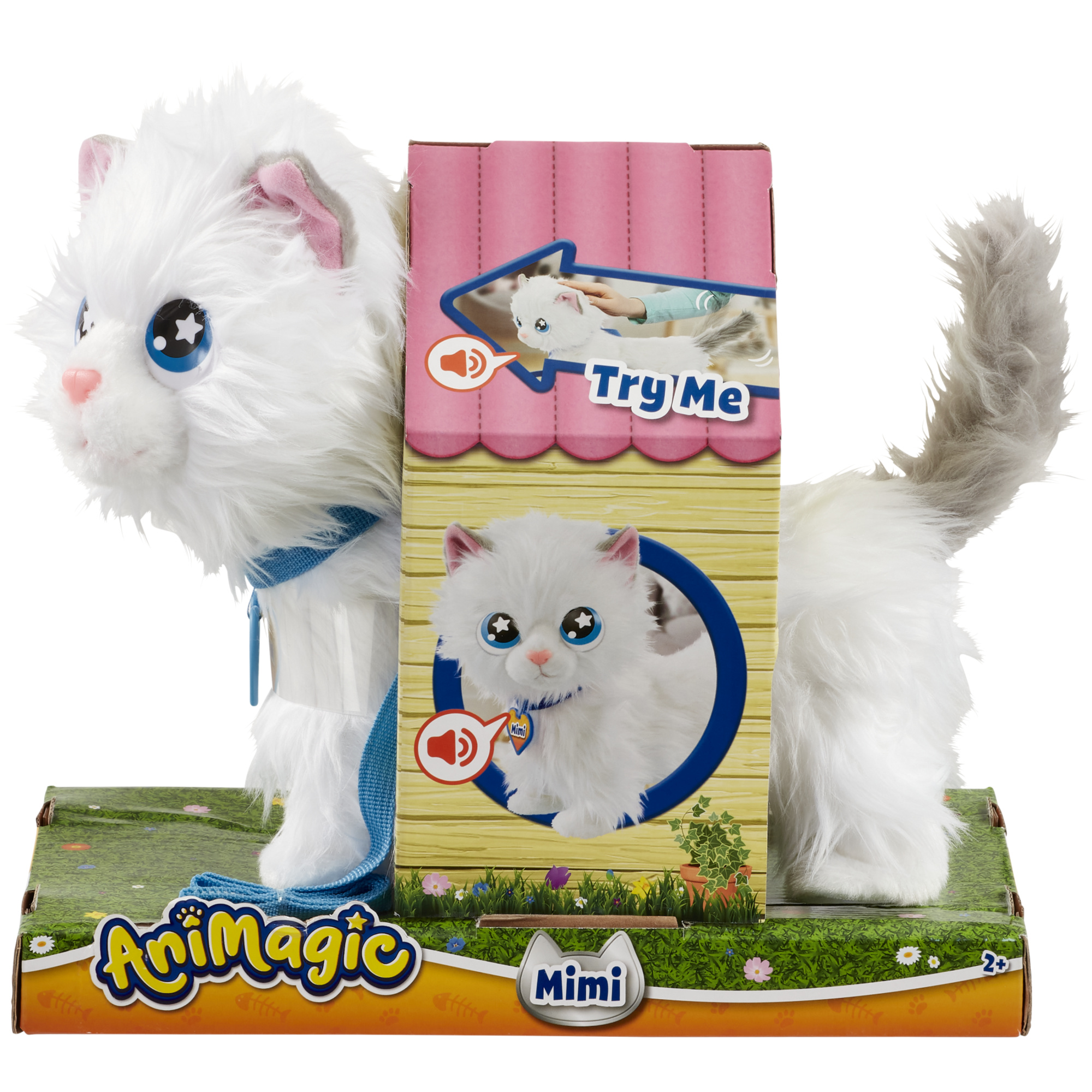 Animagic mimì the cat - gattino interattivo che cammina e miagola 2+ - ANIMAGIC