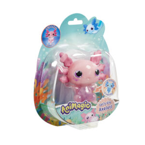 Animagic let's go axolotl rosa - animale elettronico galleggiante e luminoso 4+ - ANIMAGIC