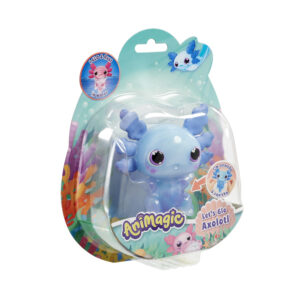 Animagic let's go axolotl azzurro - animale elettronico galleggiante e luminoso 4+ - ANIMAGIC
