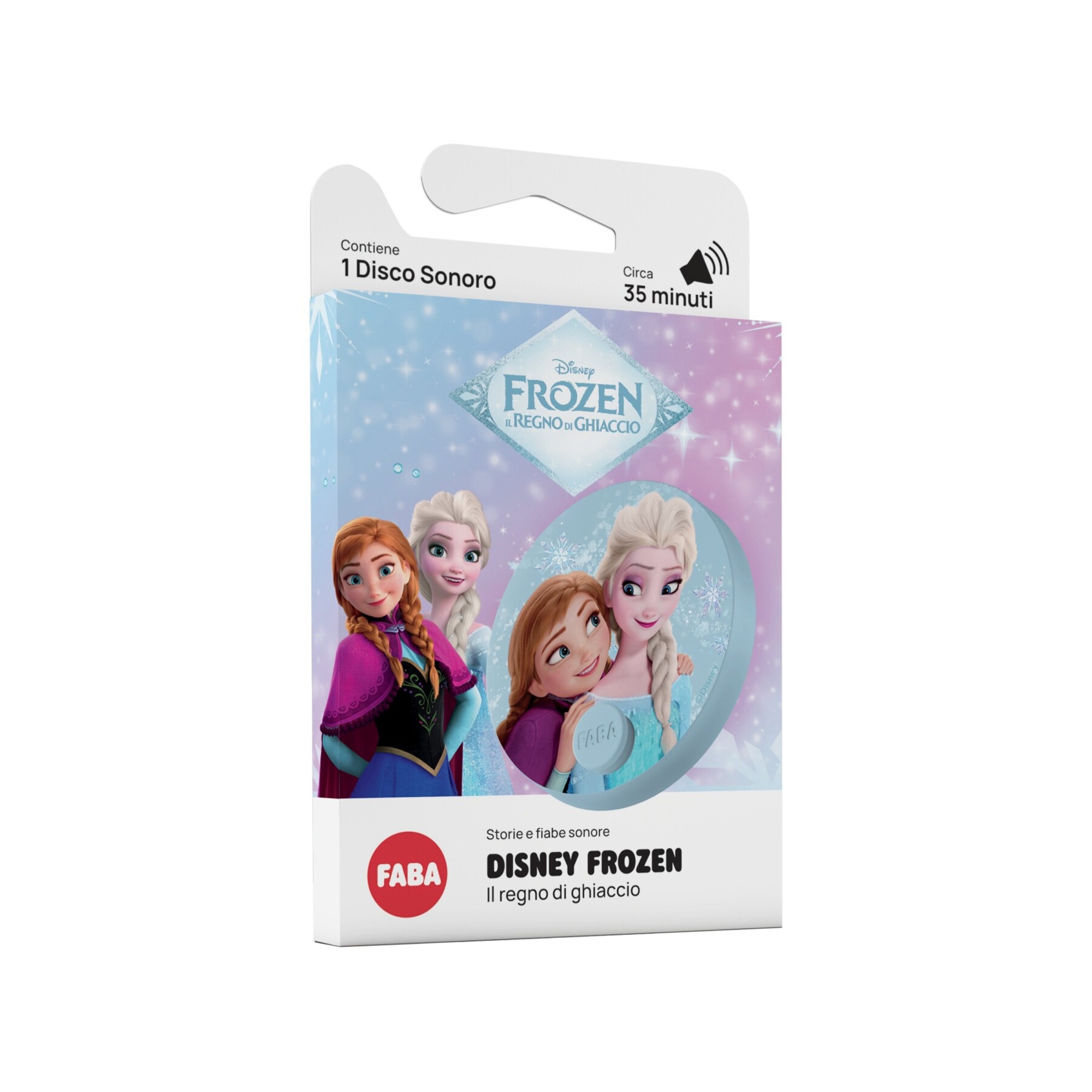 Disco sonoro faba - frozen - il regno di ghiaccio - eta' 5-10 anni - DISNEY PRINCESS
