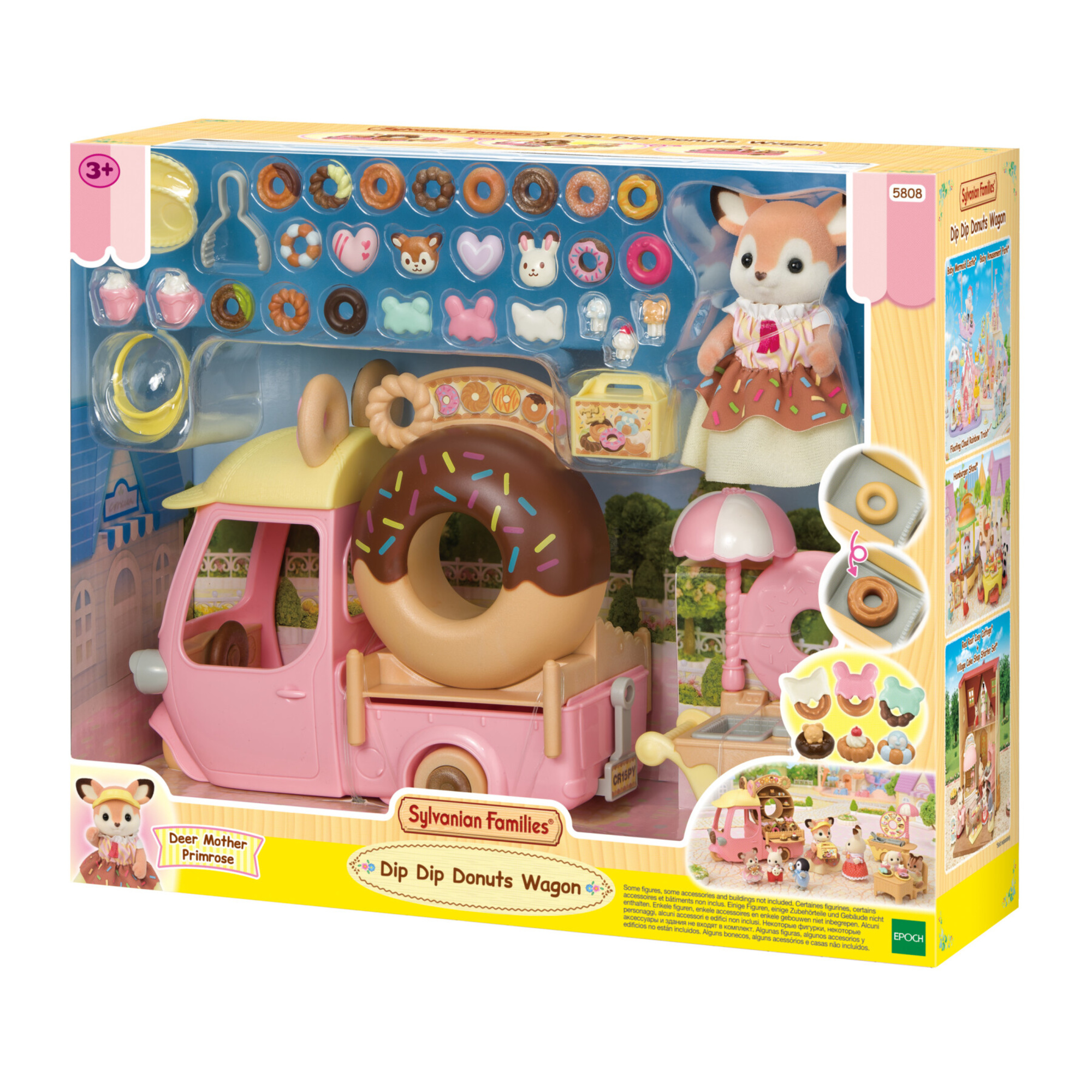 Sylvanian families - furgoncino donuts -  personaggi collezionabili sf - SYLVANIAN FAMILIES