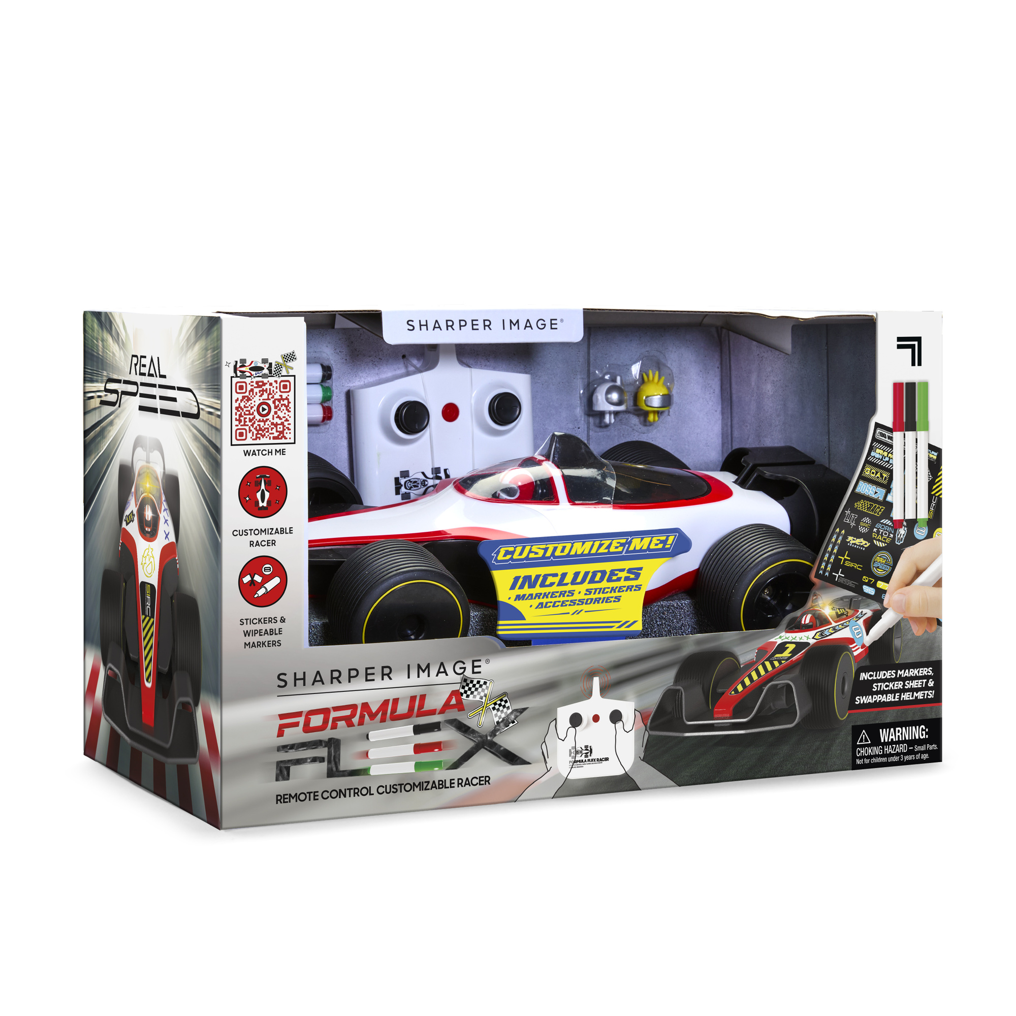 Sharper image - auto rc formula flex personalizzabile con accessori - Sharper Image