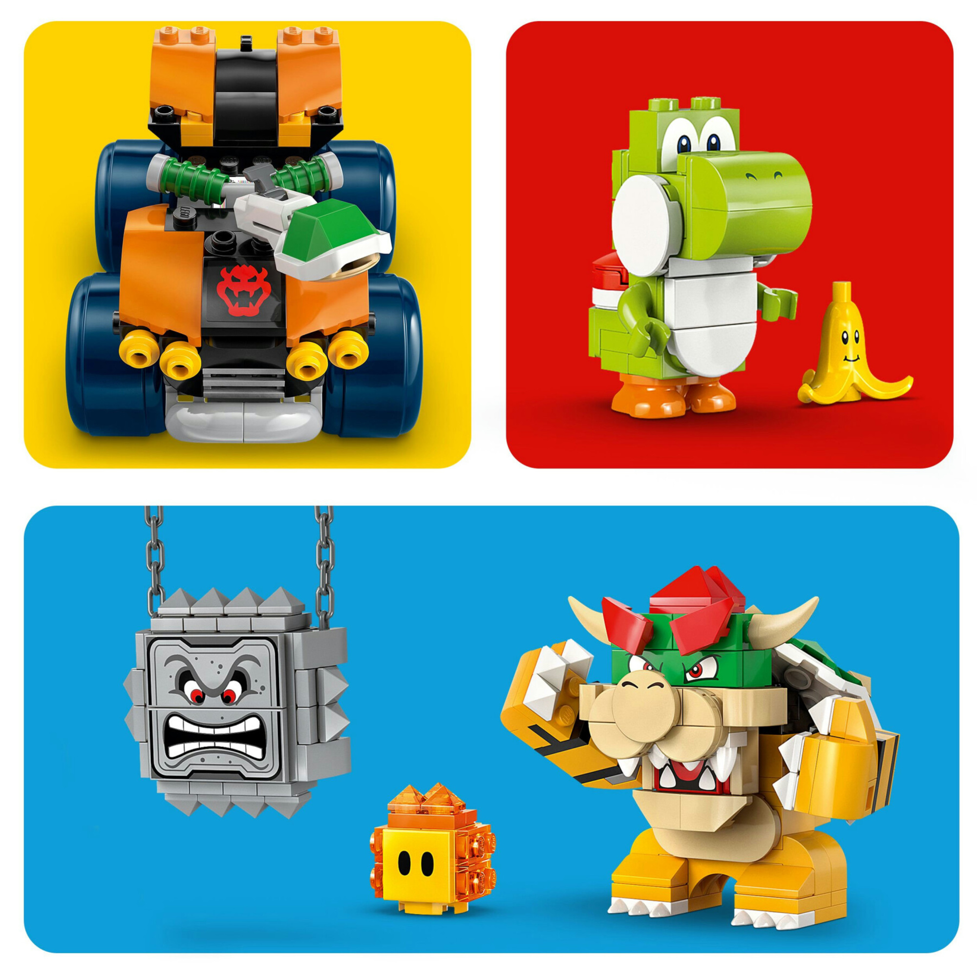 Lego 72039 - mario kart castello di bowser con 2 macchine, 9+ anni - LEGO® Super Mario™, Lego