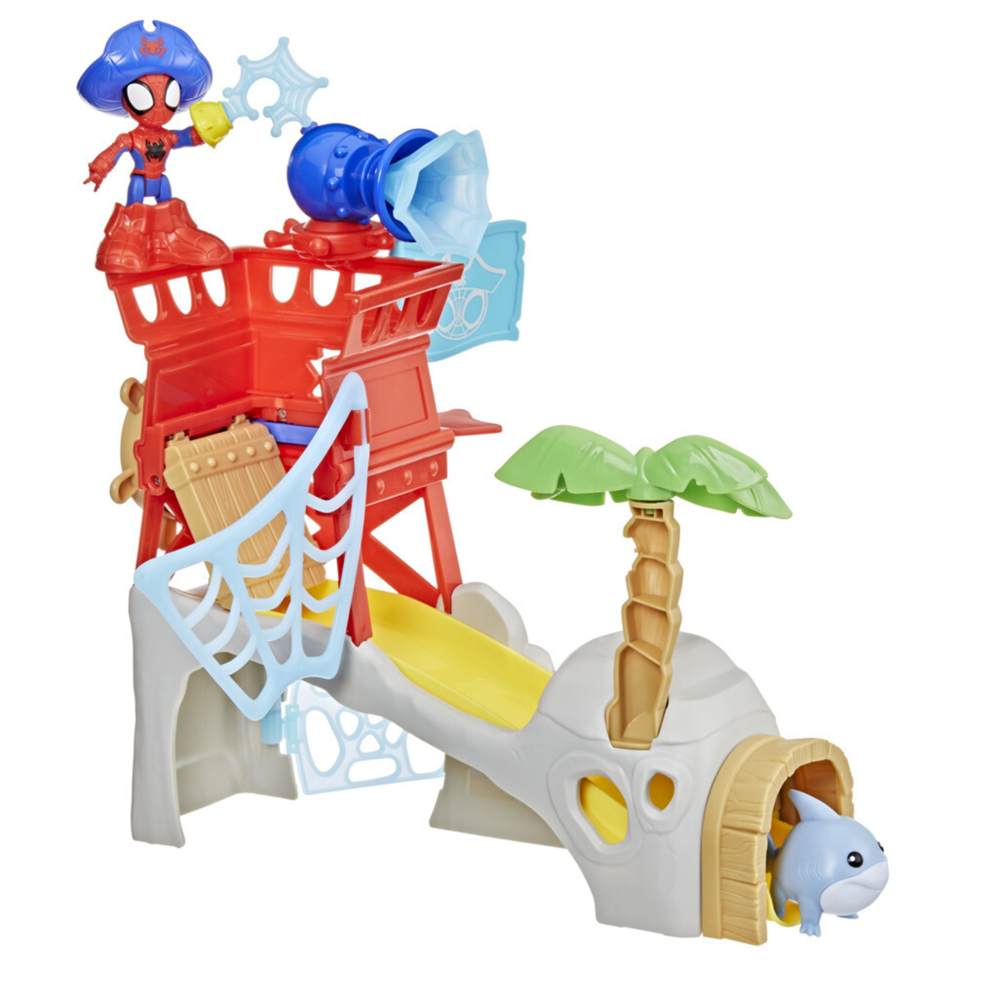Spidey water web playset isola dei pirati - SPIDEY
