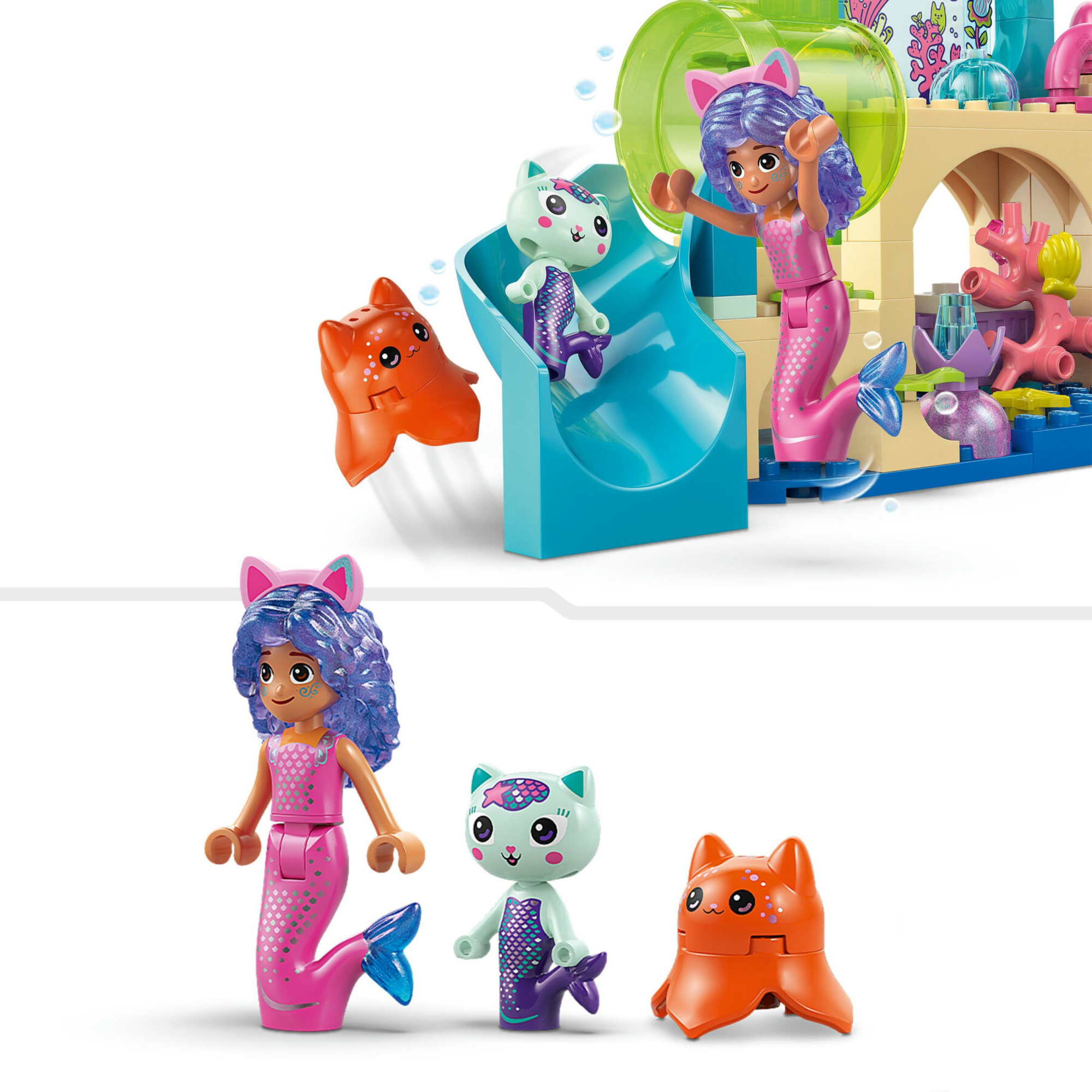 Lego 11204 - gabby’s dollhouse avventura acquario con bambolina, 4+ - GABBY'S DOLLHOUSE, Lego