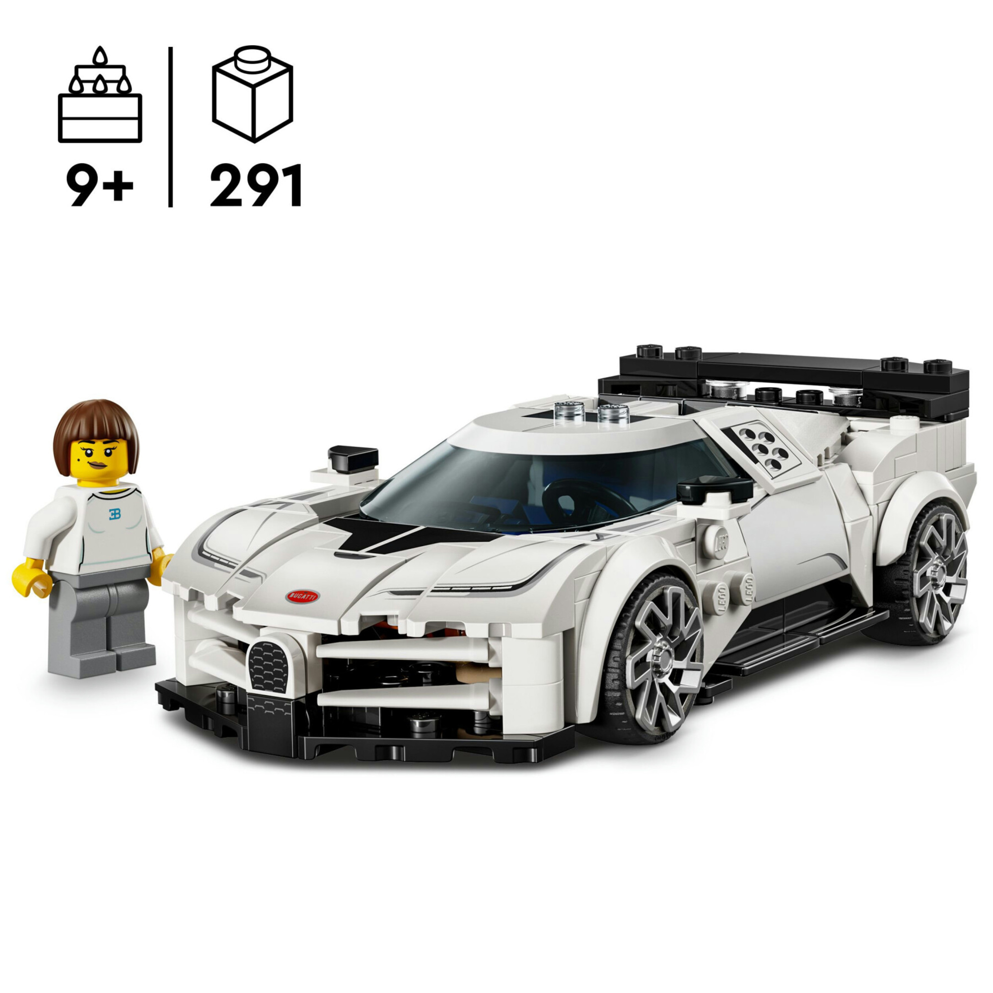 Lego speed champions 77240 - bugatti centodieci con minifigure 9+ - LEGO SPEED CHAMPIONS, Lego