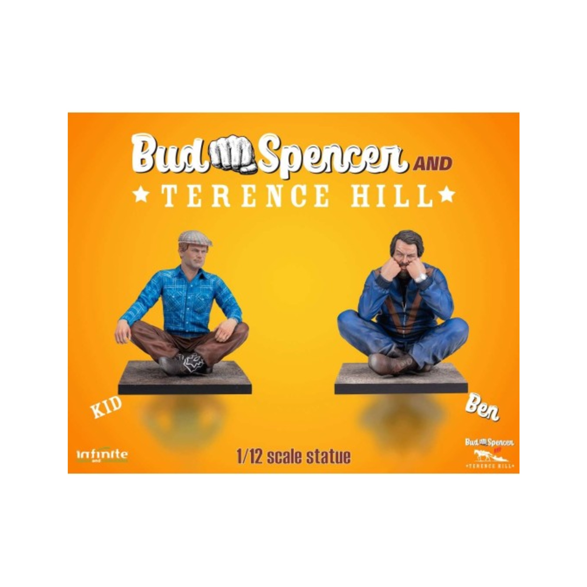 Bud spencer - ben 1/12 – statua da collezione infinite statue - 