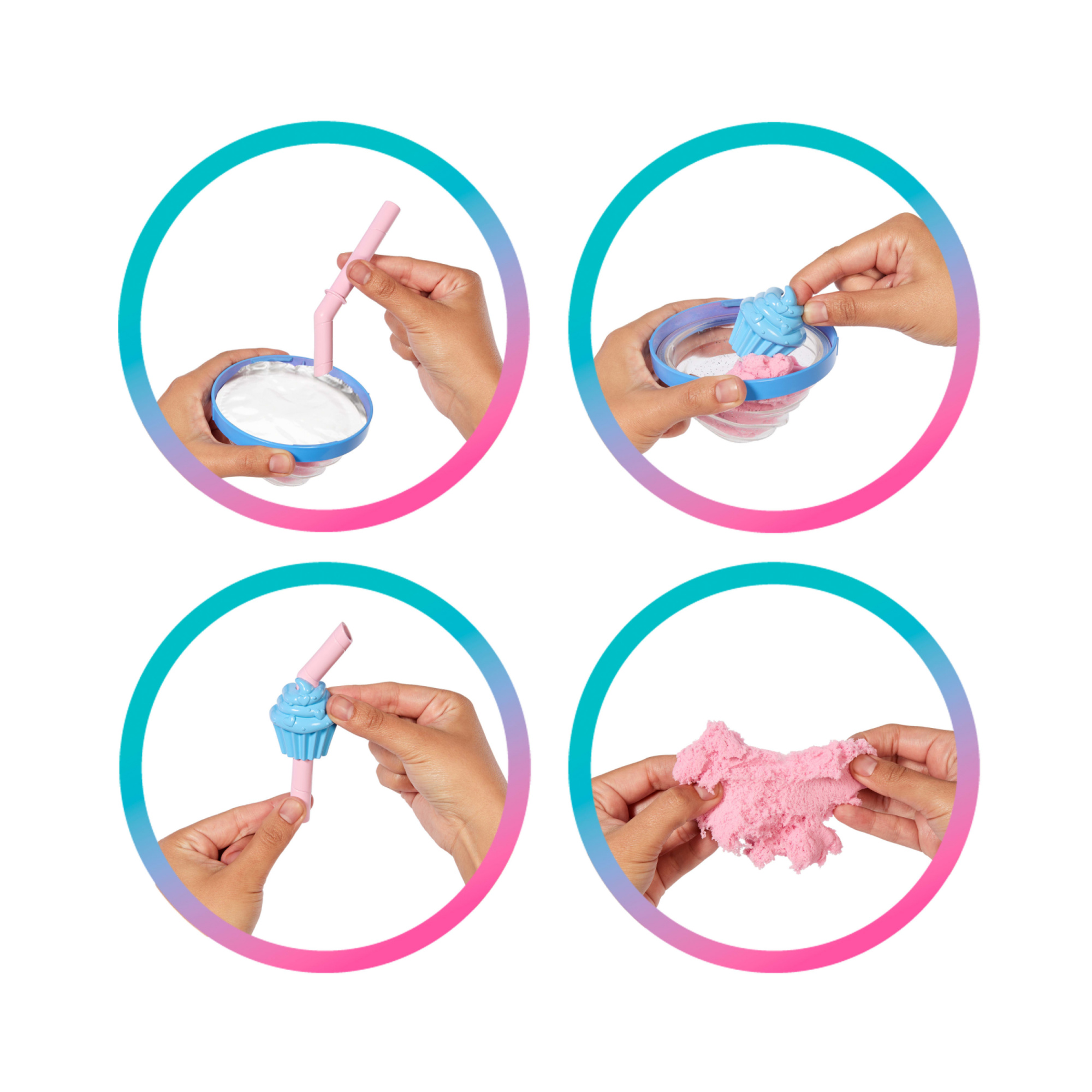 Barbie - pop reveal serie dolci sorprese assortito, bambola barbie profumata con cucciolo e 8 sorprese con effetto cambia colore - Barbie