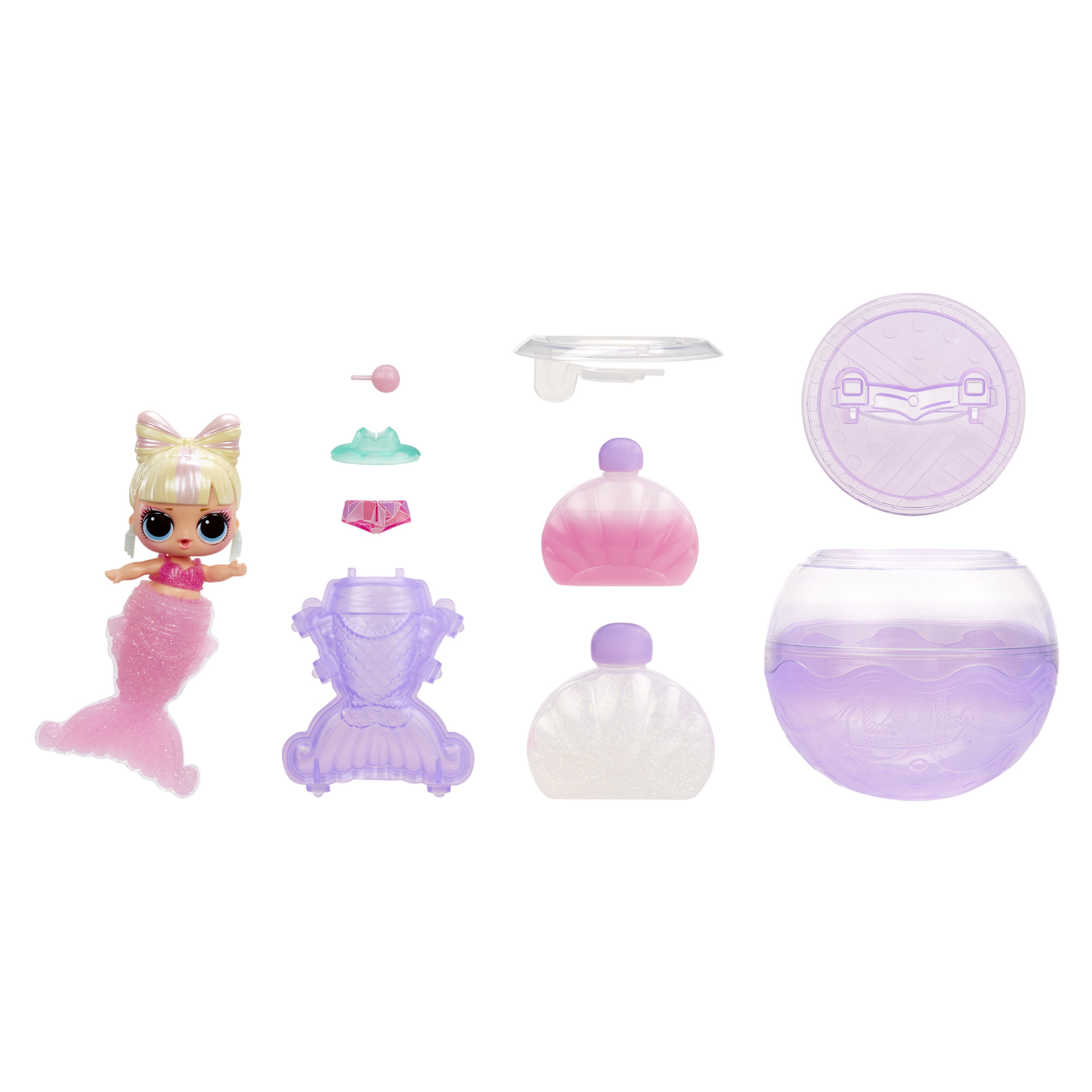 Lol surprise tots just add water: confezione con 3 bambole fantasy personalizzabili e più di 25 sorprese - L.O.L SURPRISE