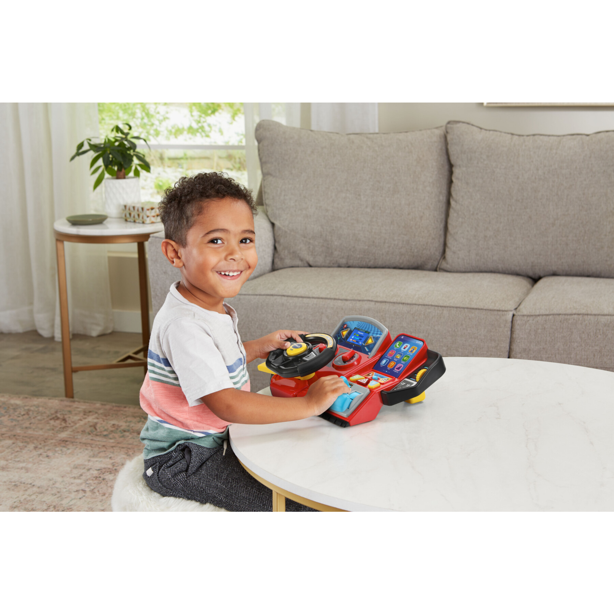 Volante turbo pilota - simulatore di guida interattivo con schermo – vtech - VTECH