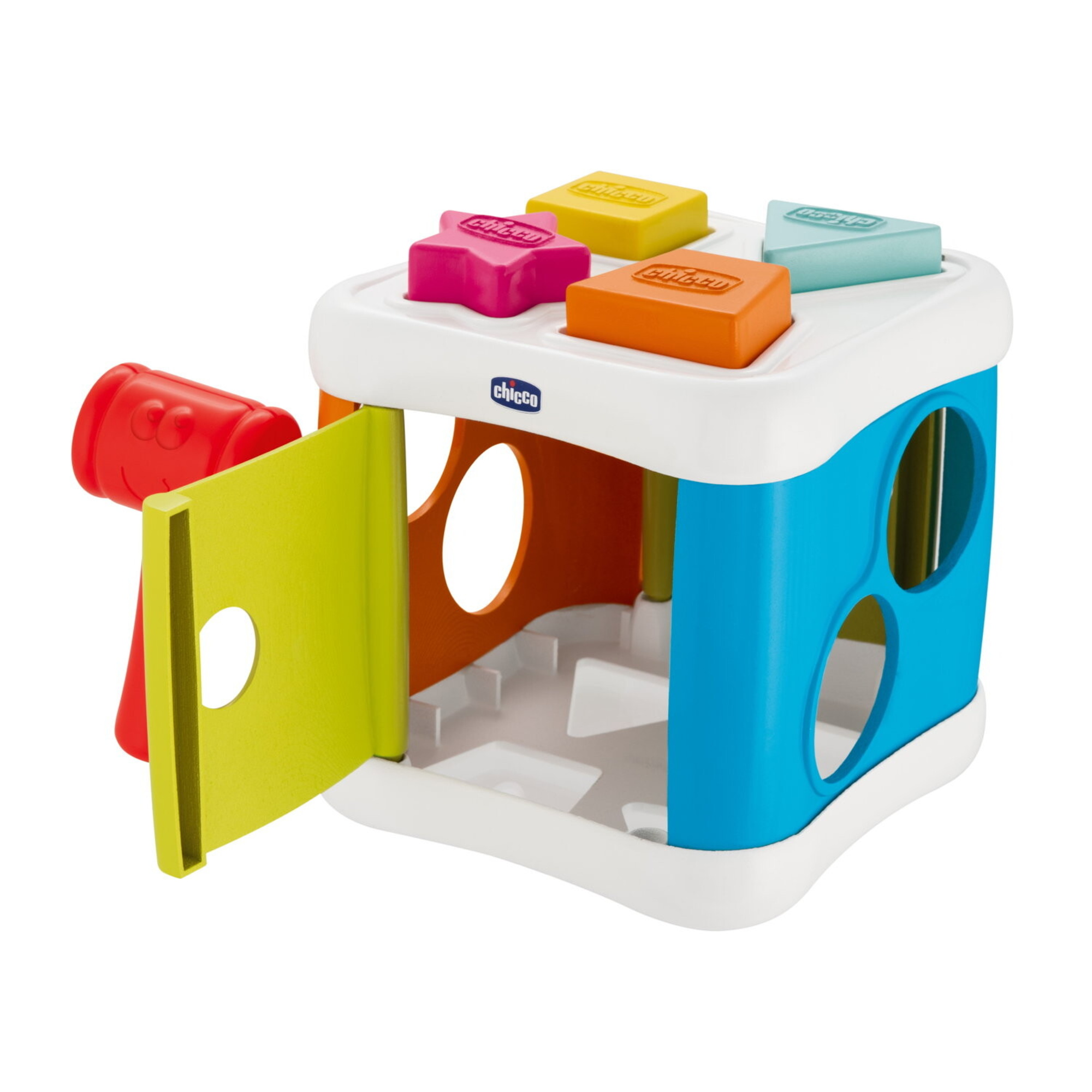 2 in 1 cubo incastra & martella - smart to play - chicco - Chicco