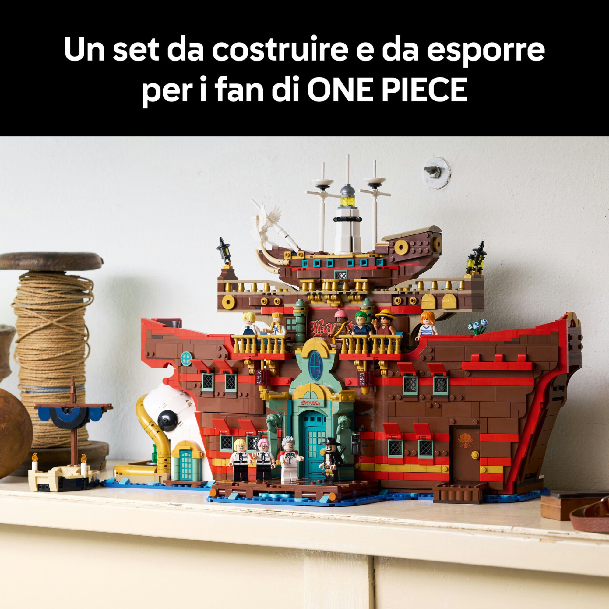 Lego one piece 75640 baratie, il ristorante galleggiante - ONE PIECE, Lego
