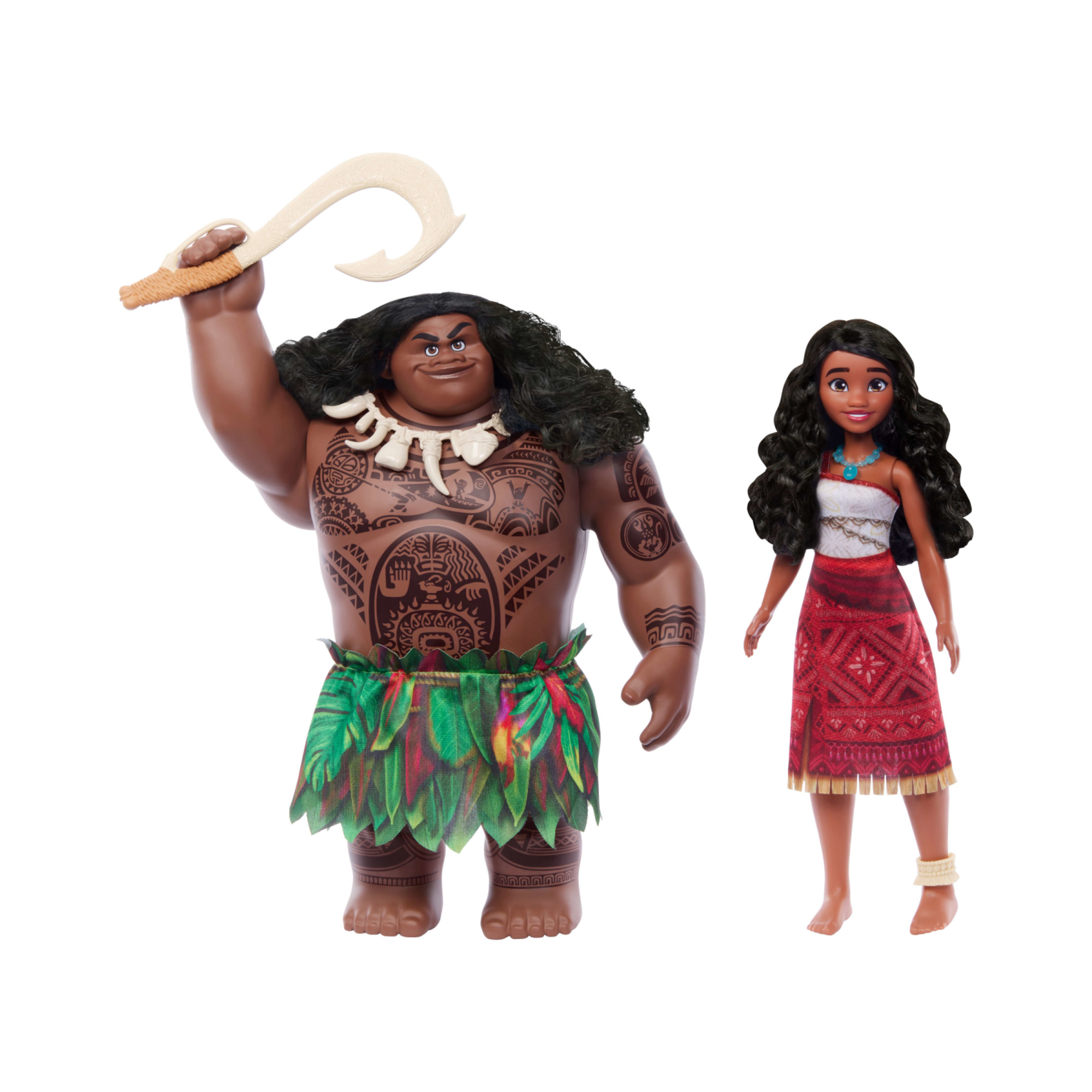 Mattel disney oceania 2 - vaiana & maui, set ispirato al film con i 2 personaggi viaggiatori e 4 accessori - DISNEY PRINCESS