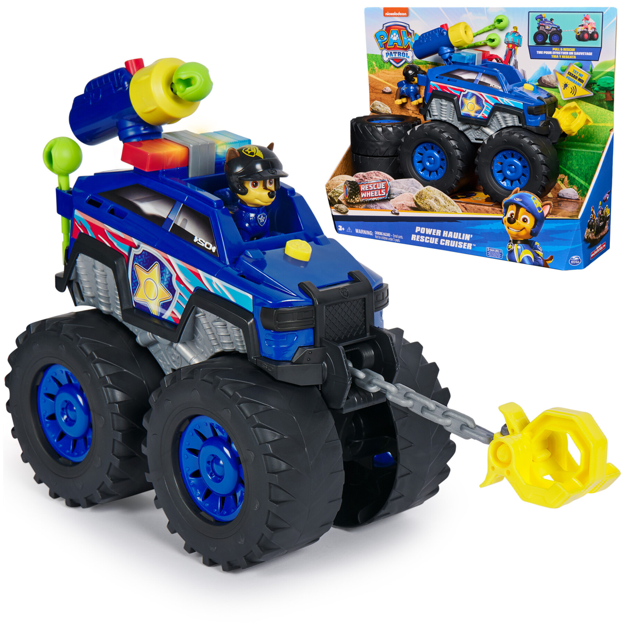 Paw patrol chase deluxe - rescue wheels con veicolo - Paw Patrol
