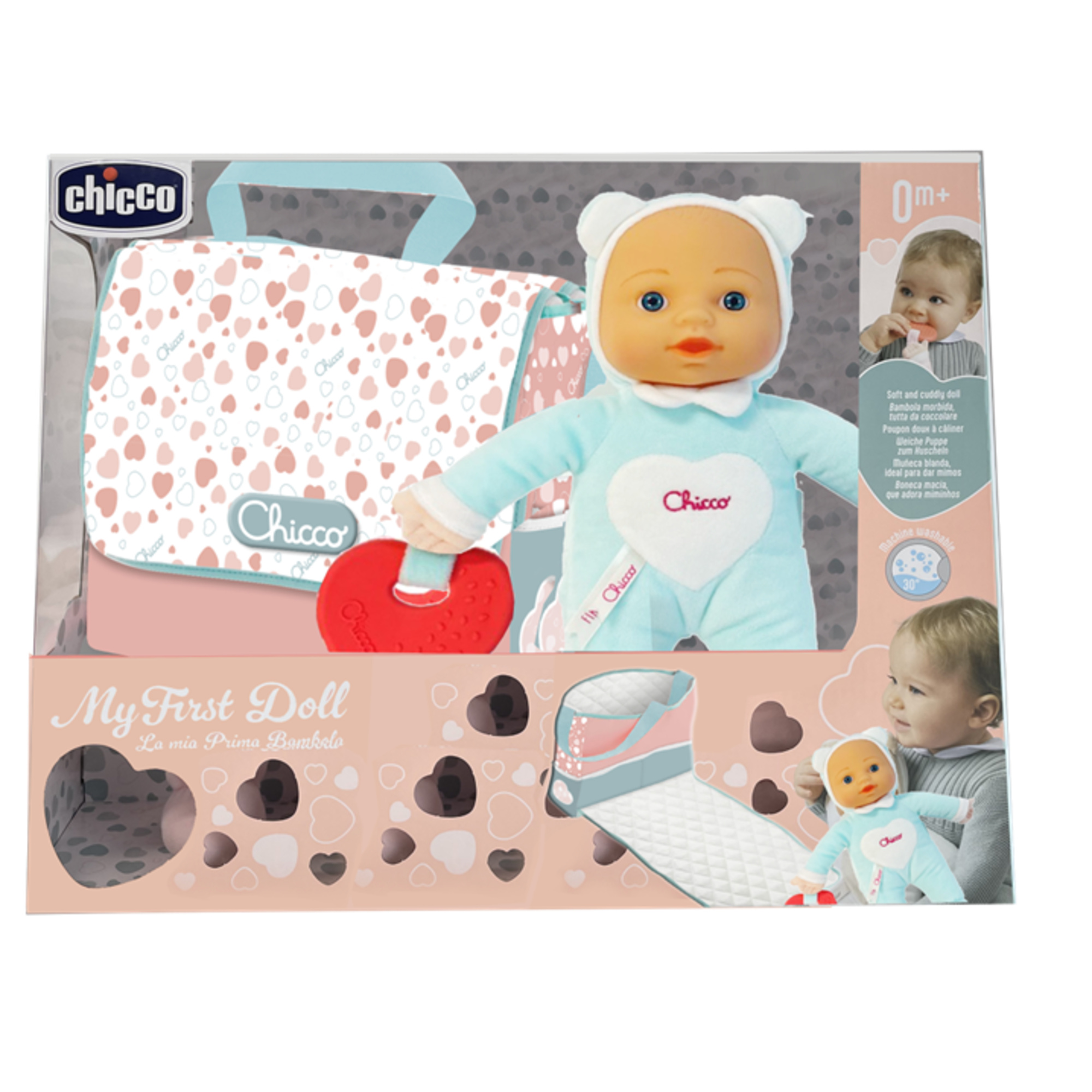 Bambola con borsa cambio - my first doll - chicco - Chicco