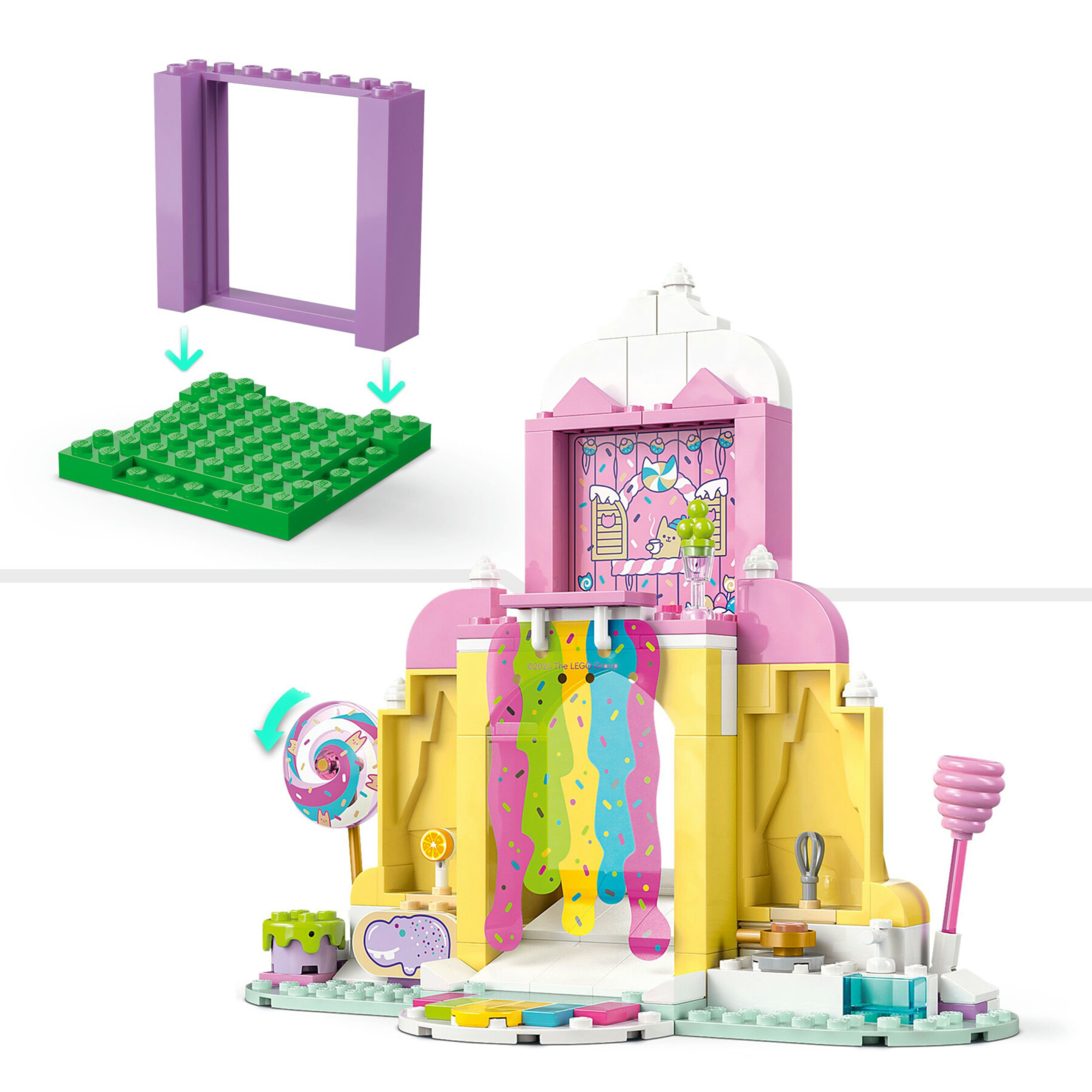 Lego 11205 - gabby’s dollhouse dolce montagna con giardino, 4+ anni - GABBY'S DOLLHOUSE, Lego