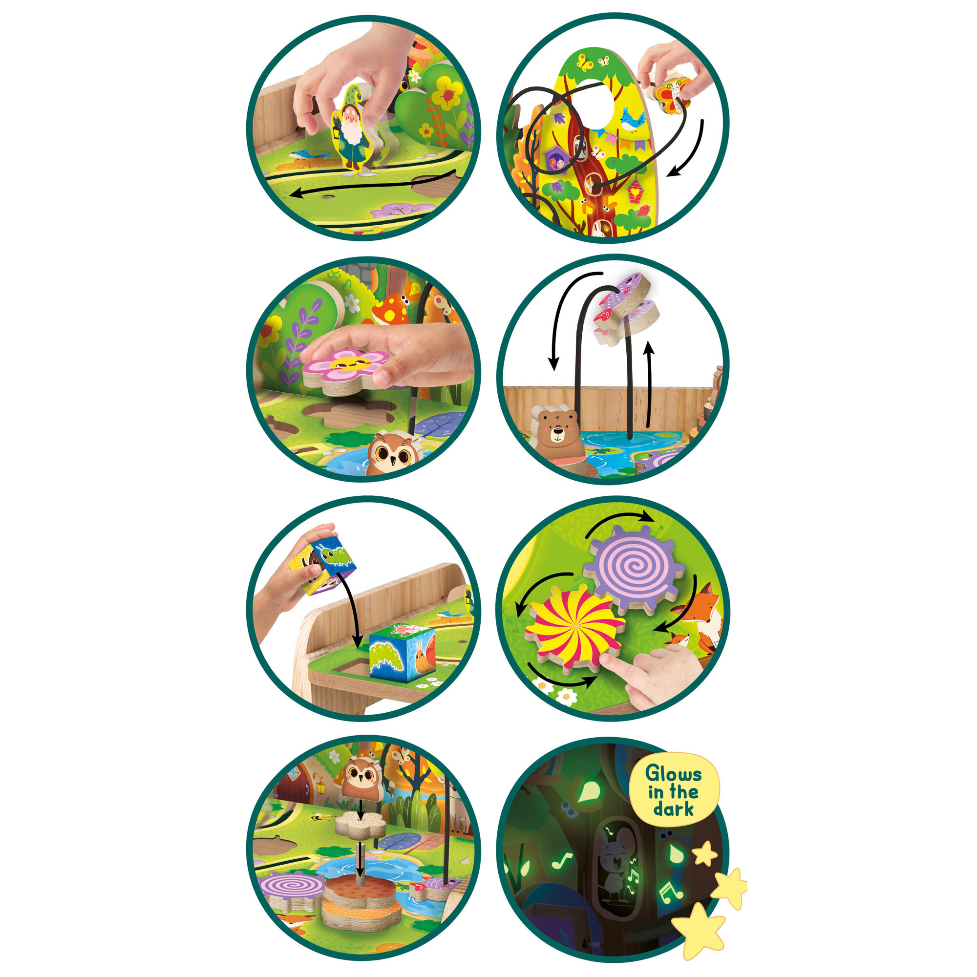 Montessori - tavolo multiattività in legno baby fairy - LISCIANI