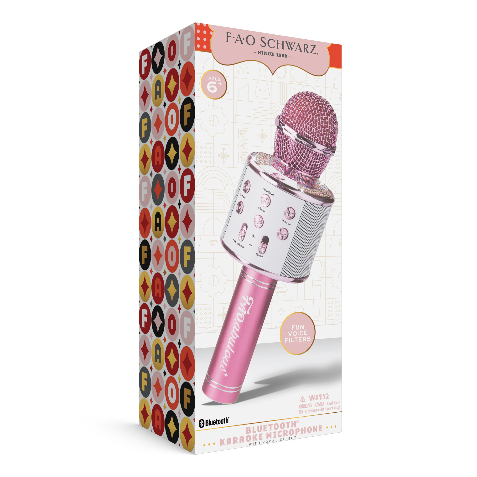 Microfono karaoke bluetooth fao schwarz con effetti vocali e speaker - FAO Schwarz