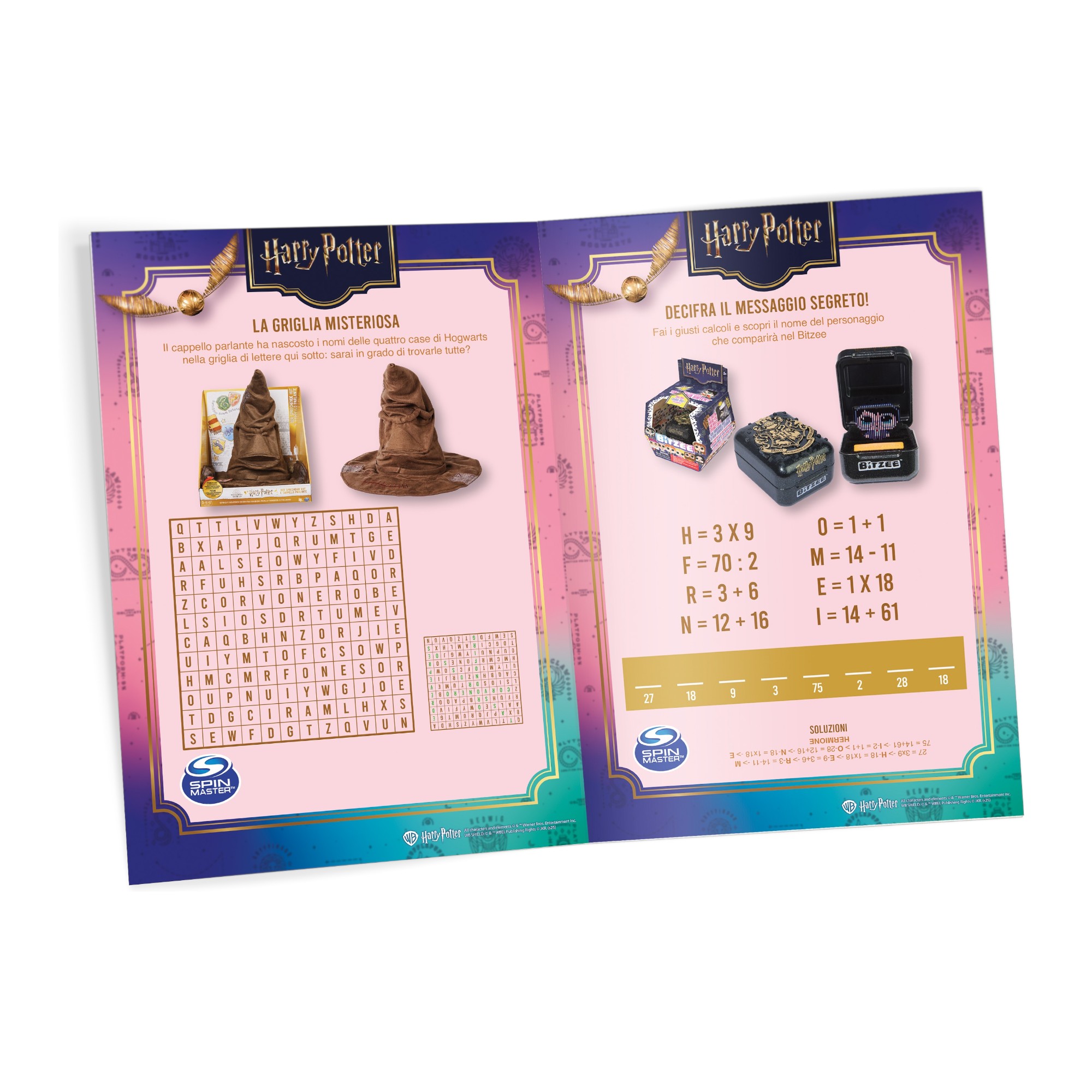 Quaderno giochi di harry potter - Harry Potter