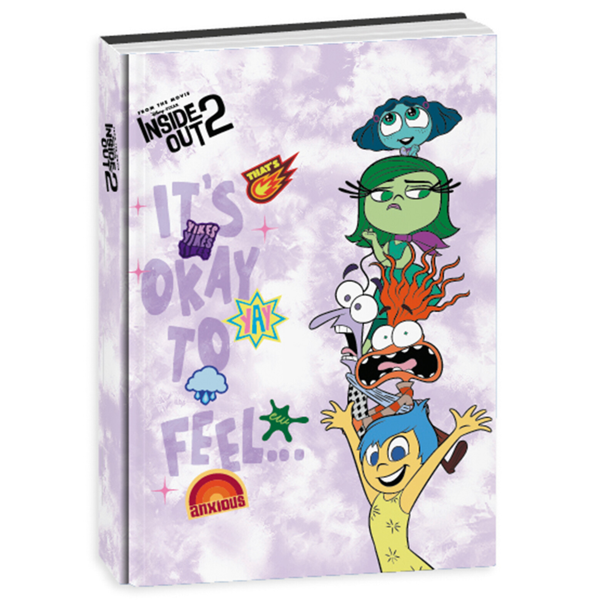 Diario scuola inside out 2 assortito - datato 12 mesi - INSIDE OUT