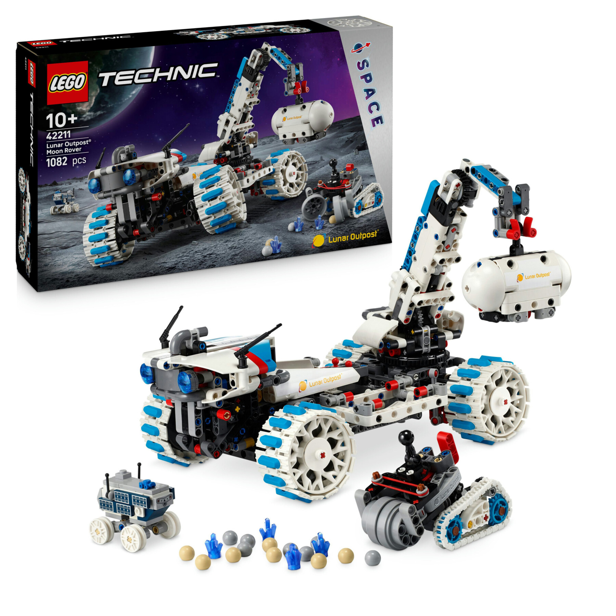 Lego technic 42211 - rover lunare lunar outpost interattivo 10+ - LEGO TECHNIC, Lego