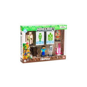 Minecraft - set 8 figure con 2 personaggi misteriosi - MINECRAFT, BANDAI
