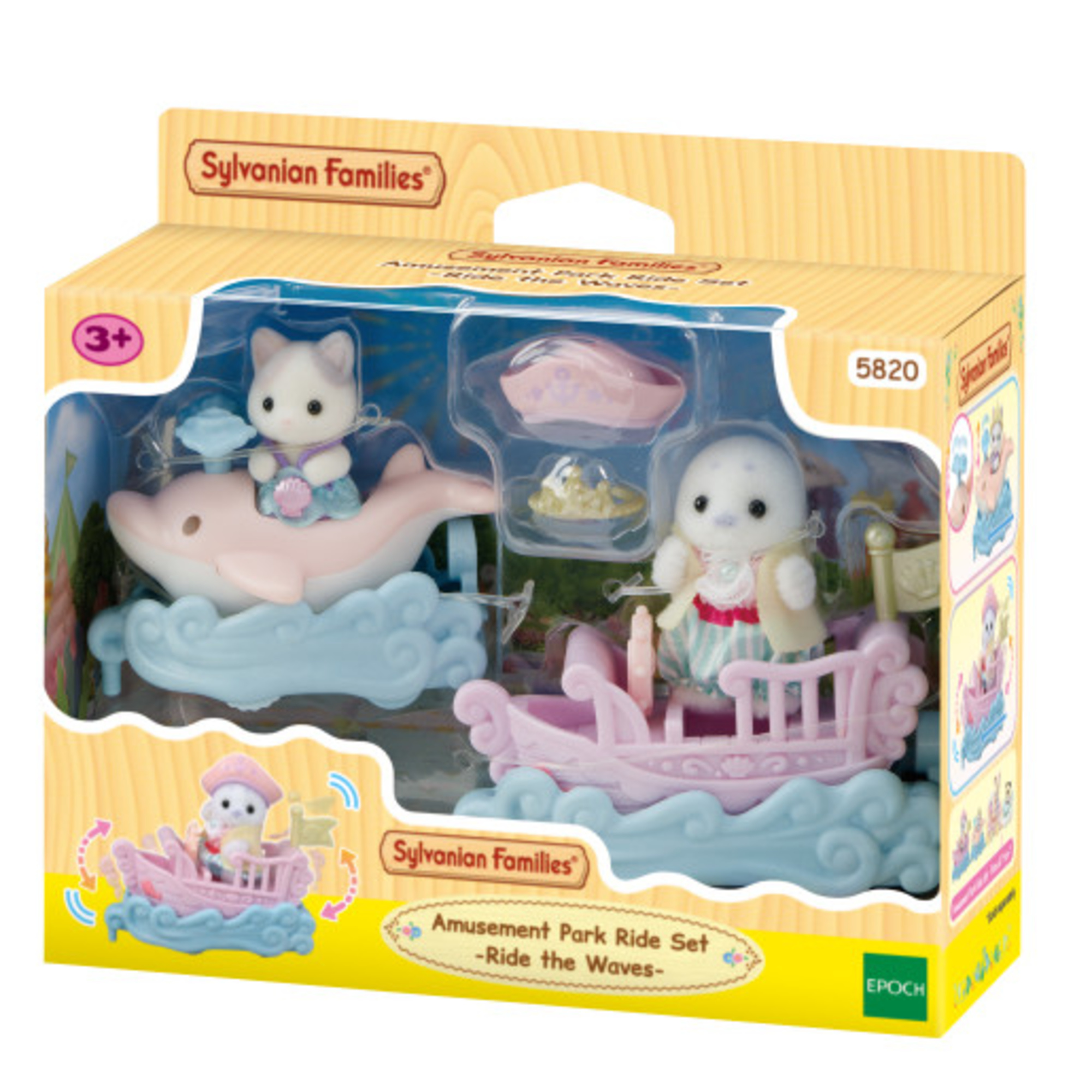 Sylvanian families - veicoli da sogno - barca & balena -  personaggi collezionabili sf - SYLVANIAN FAMILIES