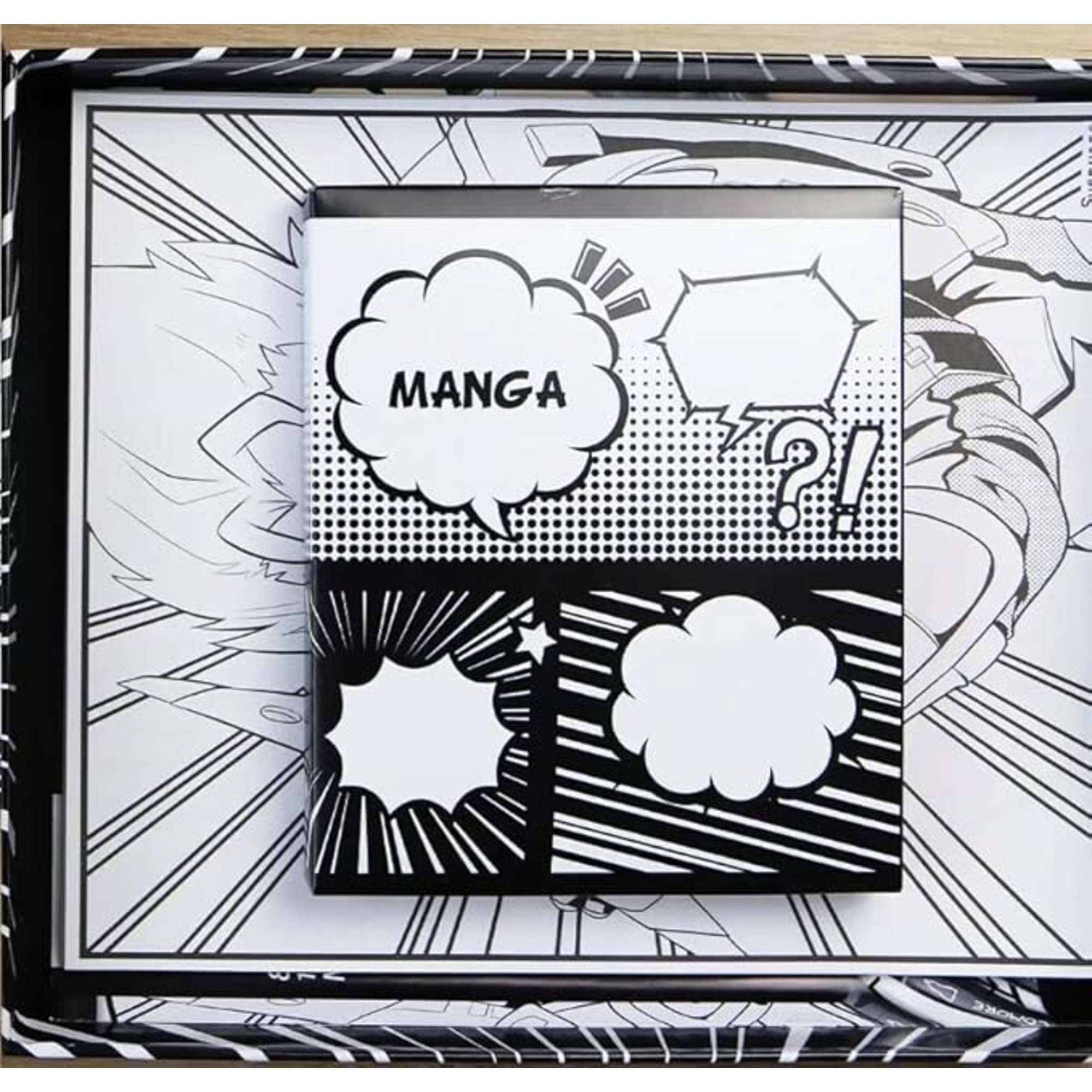 Sycomore - pennarelli e fogli con griglia manga - il tempo degli eroi - 