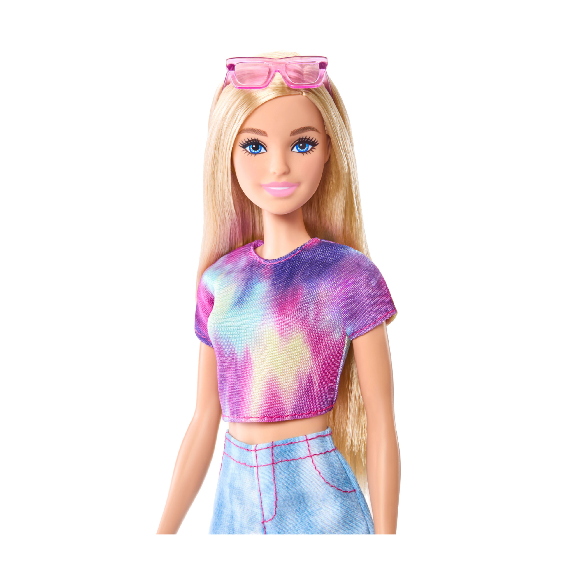 Barbie - malibu, bambola con outfit rimovibile e accessori inclusi, look ispirato alla serie barbie mysteries: beach detectives - Barbie