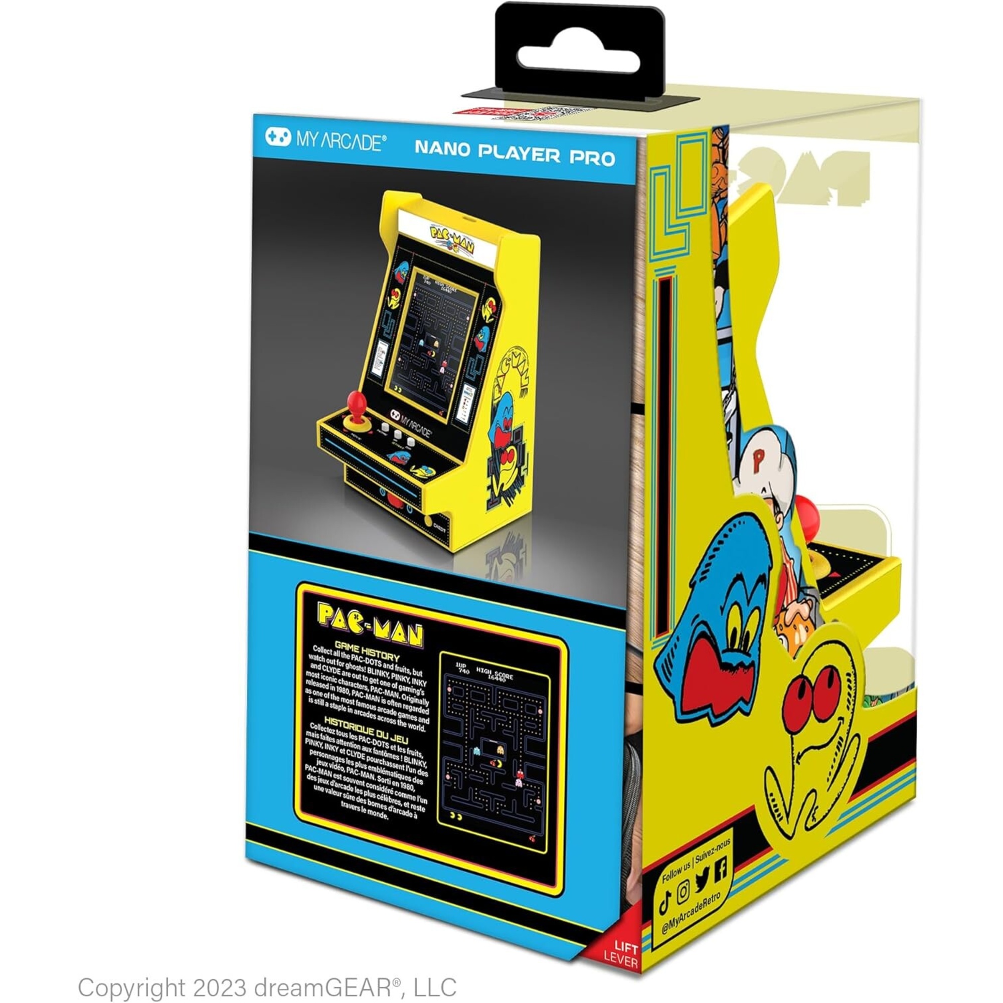 MY ARCADE – NANO PLAYER PRO – MINI CONSOLE 6,1 CM CON 64 GIOCHI