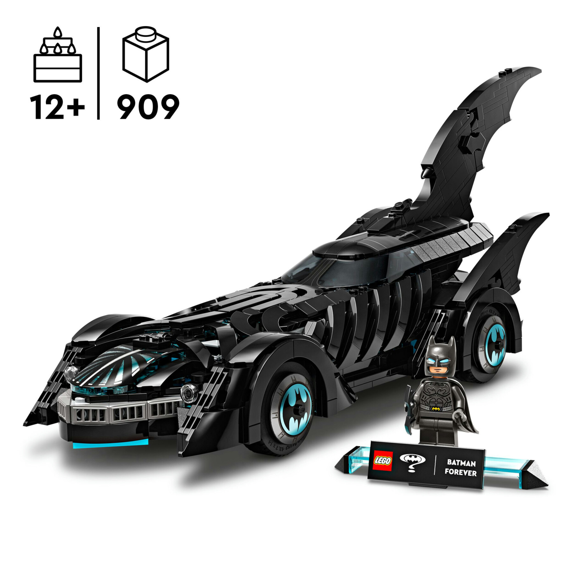 Lego dc 76304 - batmobile batman forever con minifigure 12+ - LEGO SUPER HEROES, Lego
