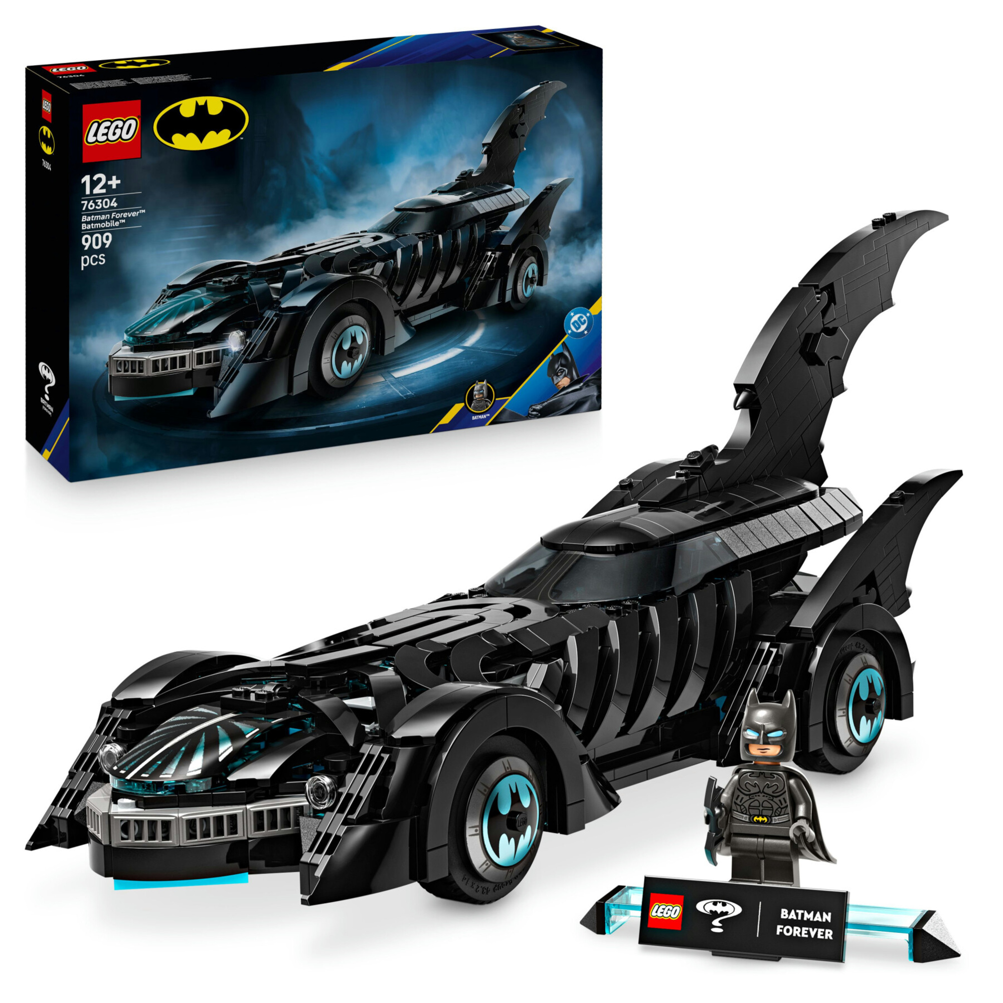 Lego dc 76304 - batmobile batman forever con minifigure 12+ - LEGO SUPER HEROES, Lego