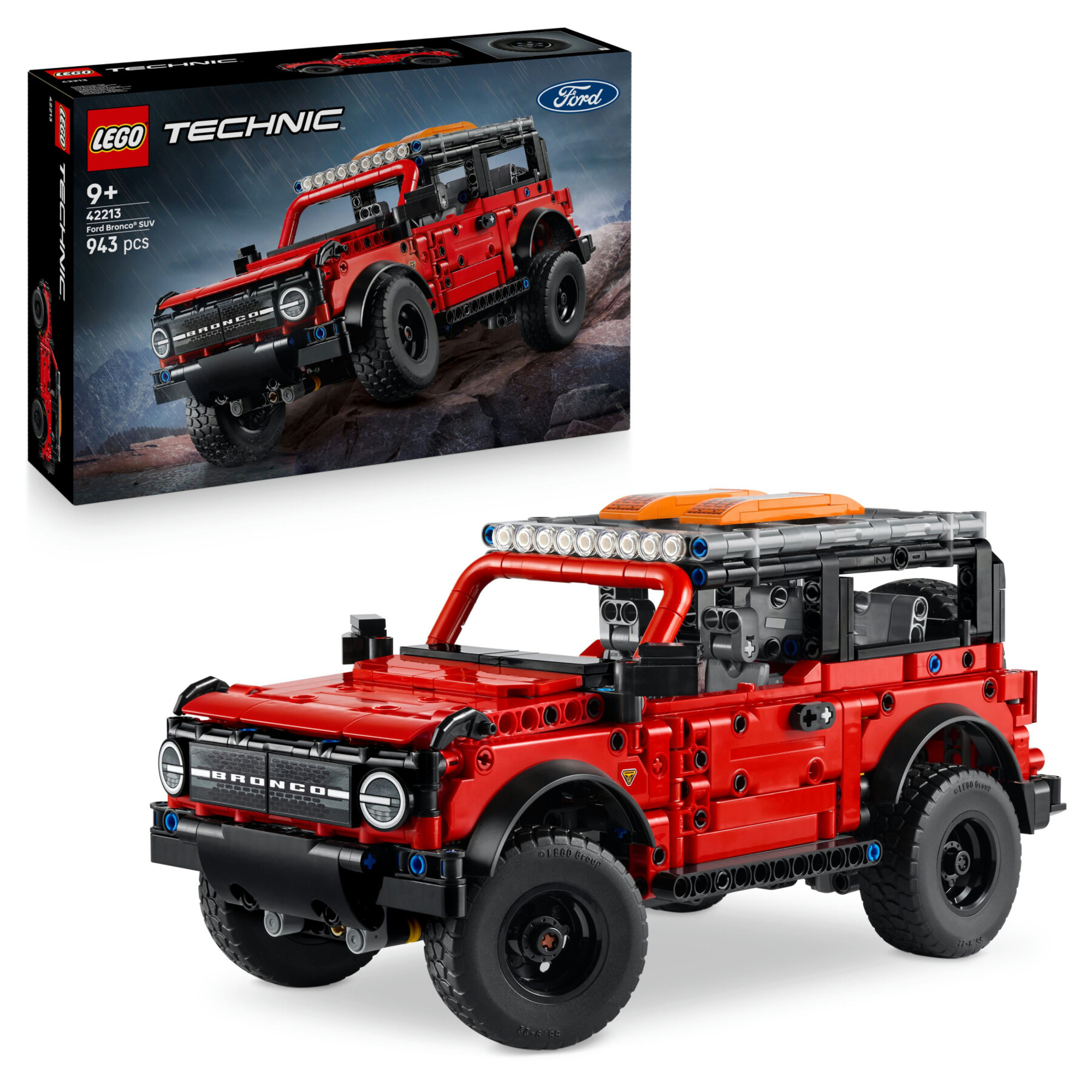 Lego technic 42213 - suv ford bronco con motore v6 e sterzo 9+ - LEGO TECHNIC, Lego