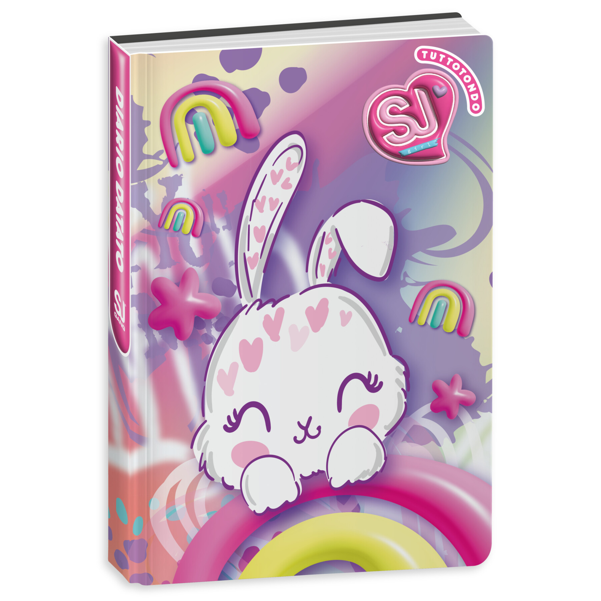 Diario agenda datato 10 mesi assortito  sj gang cartotecnica sj gang girl - SEVEN