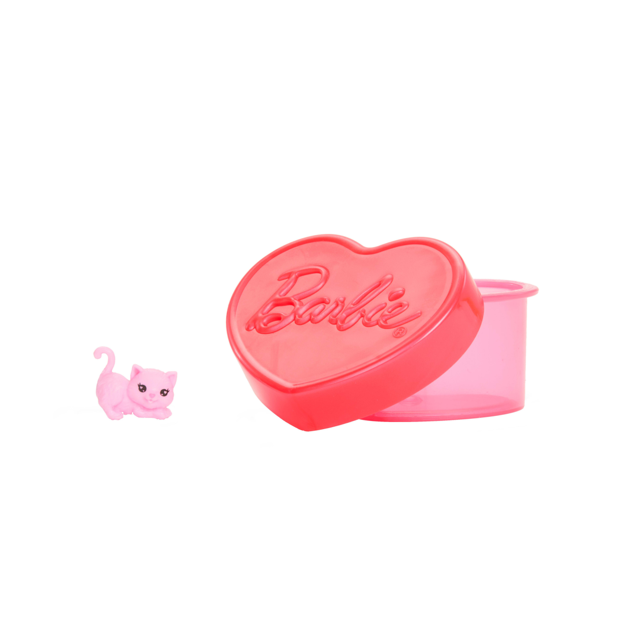 Barbie - chelsea party surprise assortita make-up party, set con bambola e un cucciolo, 6 sorpese con effetto cambia colore - Barbie