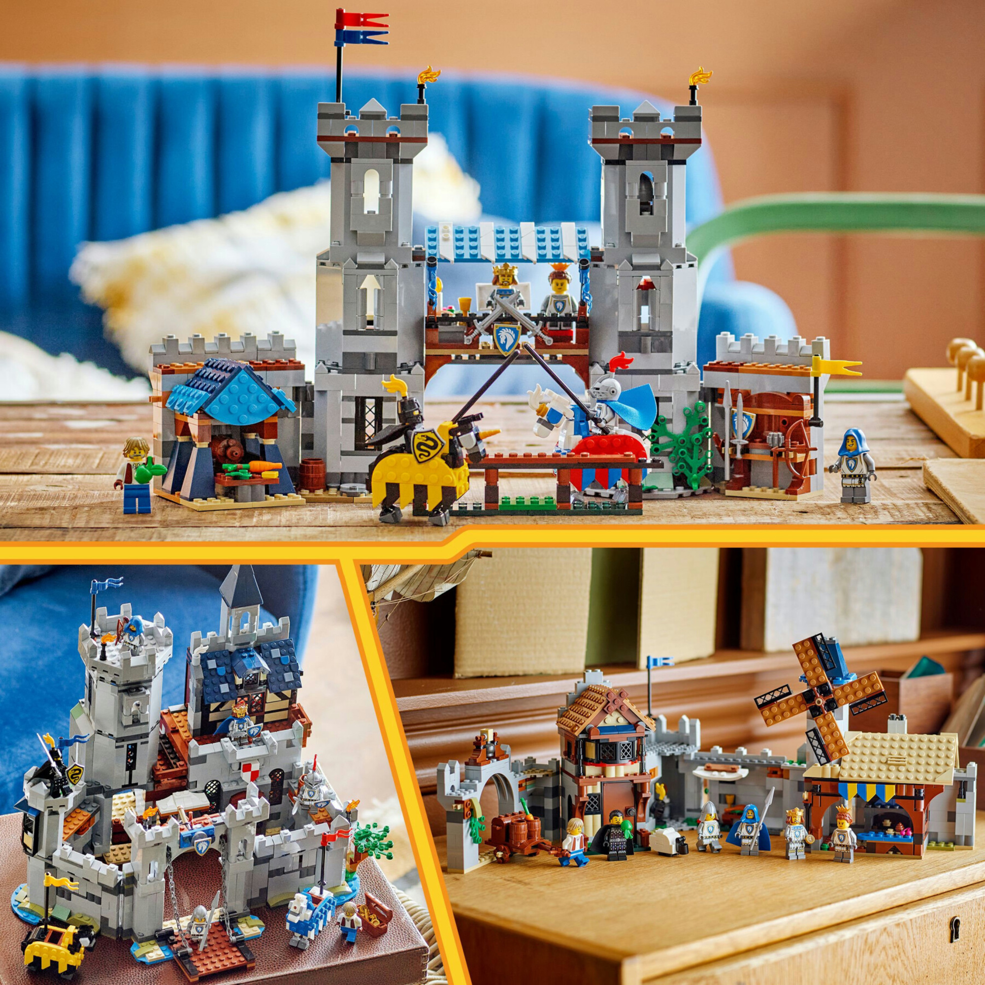Lego creator 31168 - castello medievale 3in1 trasformabile 9+ - LEGO CREATOR, Lego
