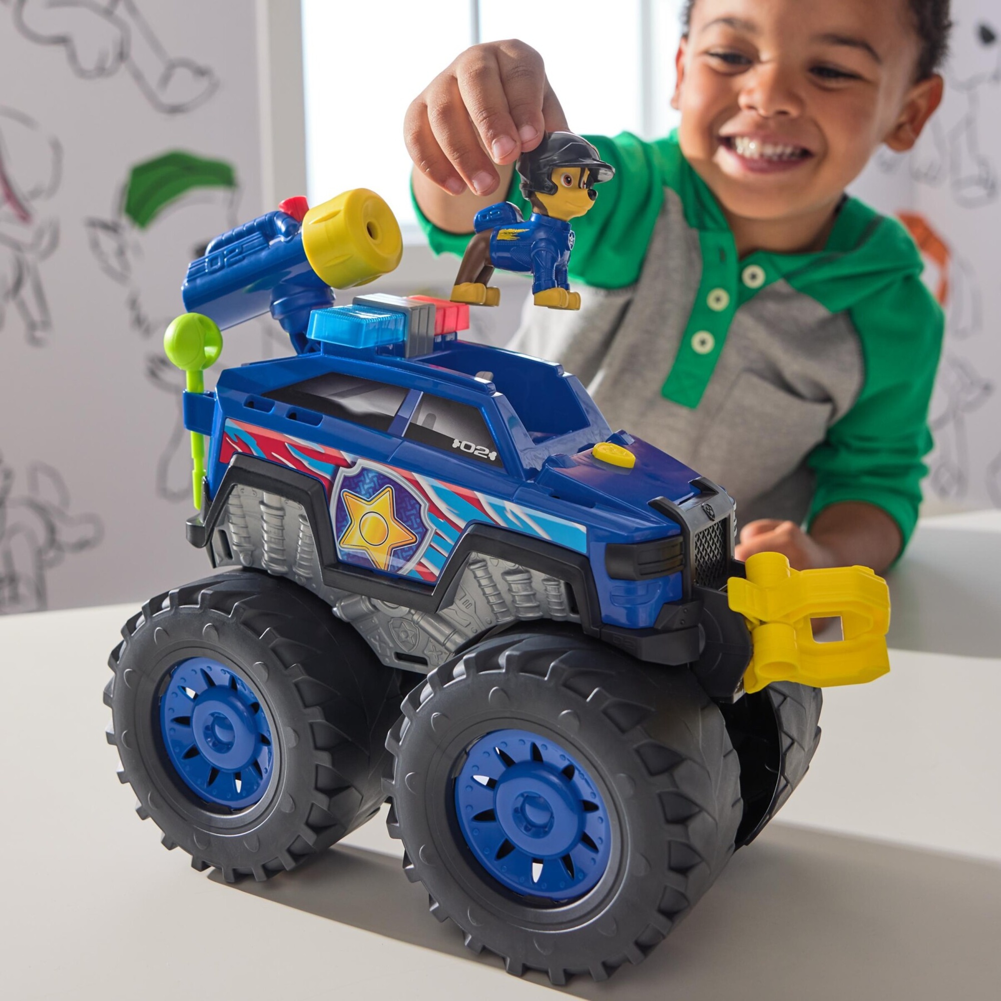 Paw patrol chase deluxe - rescue wheels con veicolo - Paw Patrol
