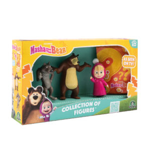 Masha e orso - set 4 mini personaggi con sorpresa, 5-7 cm - MASHA & ORSO