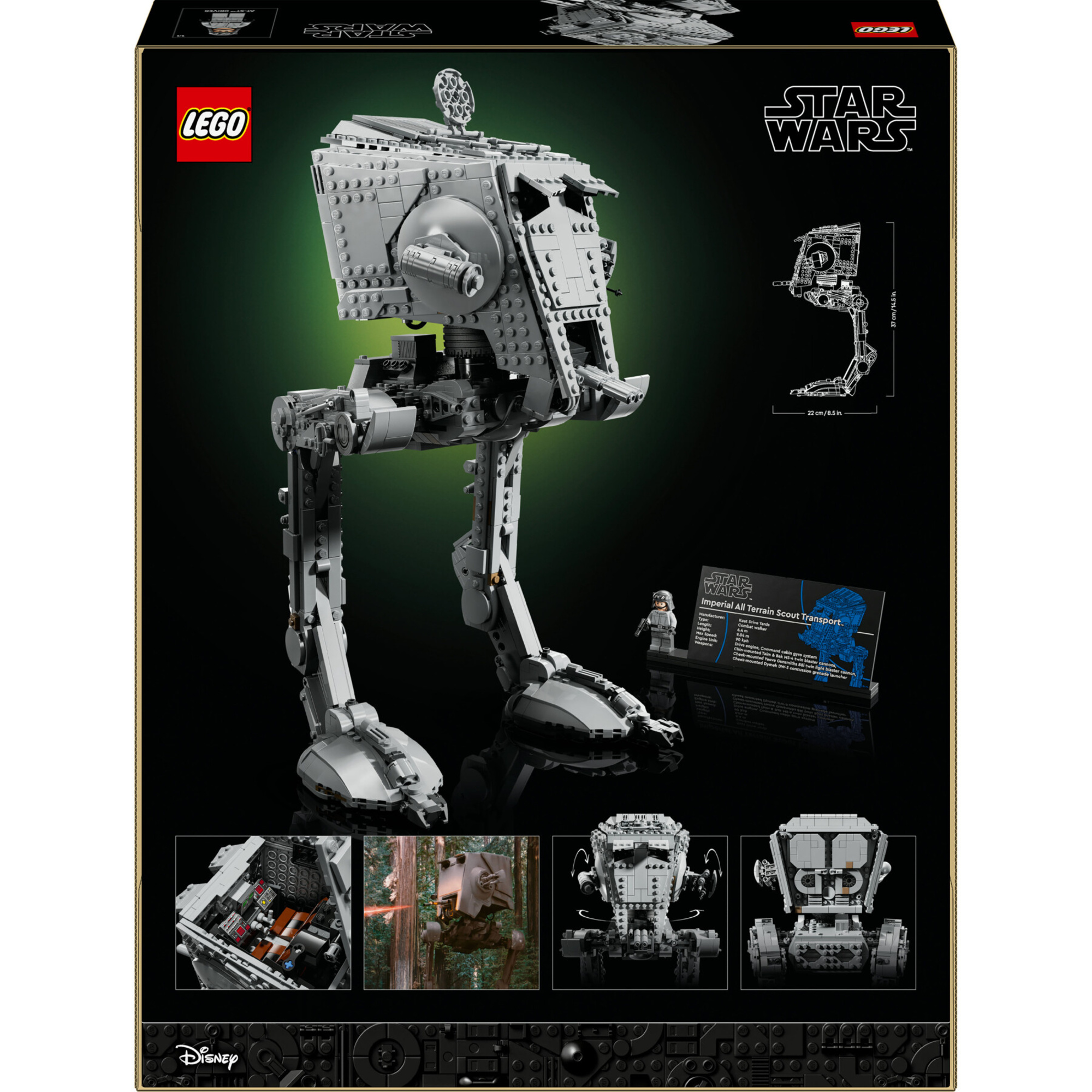 Lego star wars 75417 - walker at-st ucs da esposizione con targa - LEGO STAR WARS, LEGO® Star Wars™, Lego