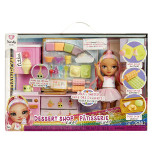 Rainbow high littles - dessert shop con bambola kandy - Rainbow High