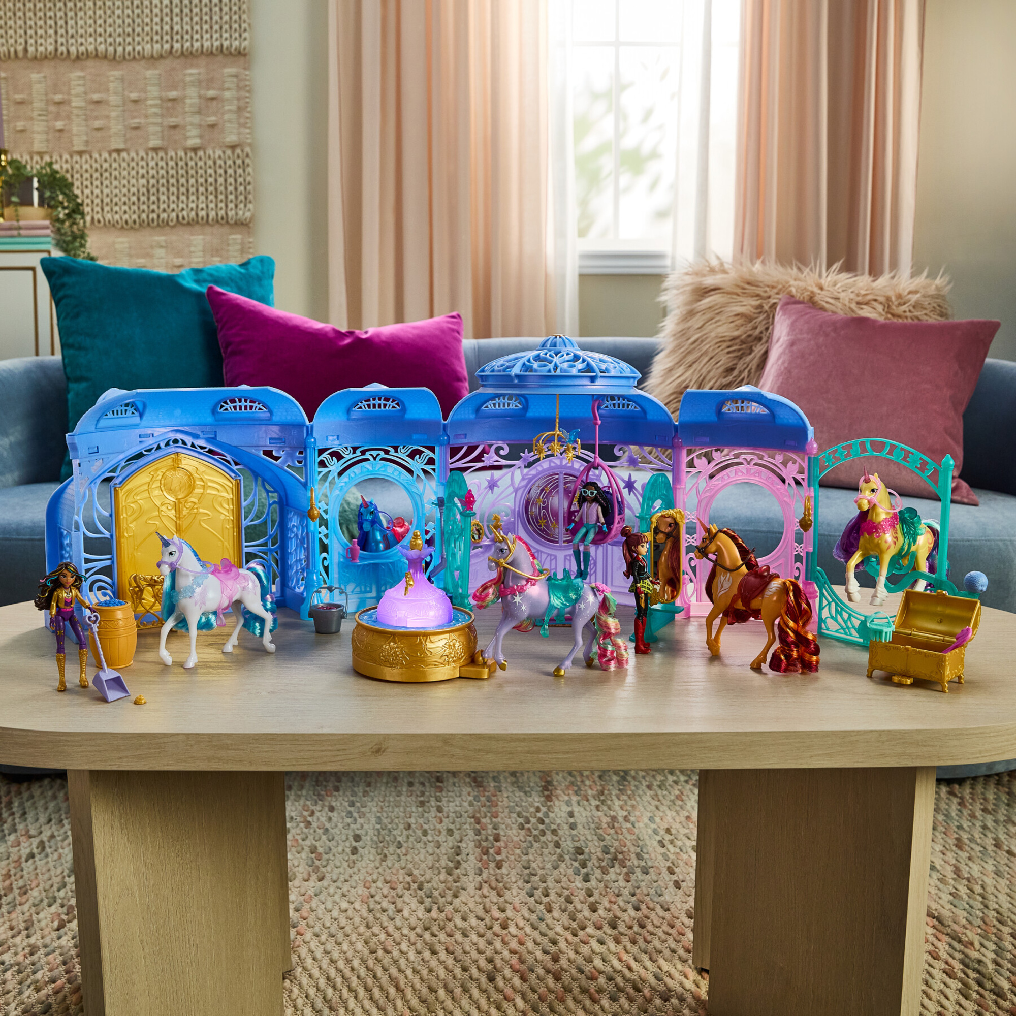 Unicorn academy, stalla playset con wildstar - UNICORN ACCADEMY