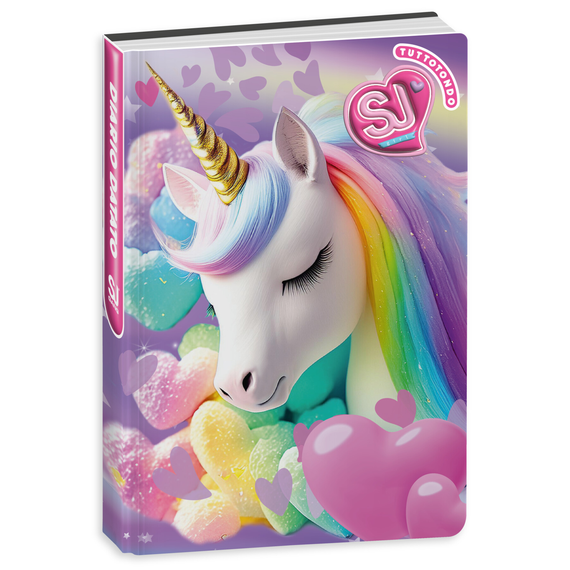 Diario agenda datato 10 mesi assortito  sj gang cartotecnica sj gang girl - SEVEN