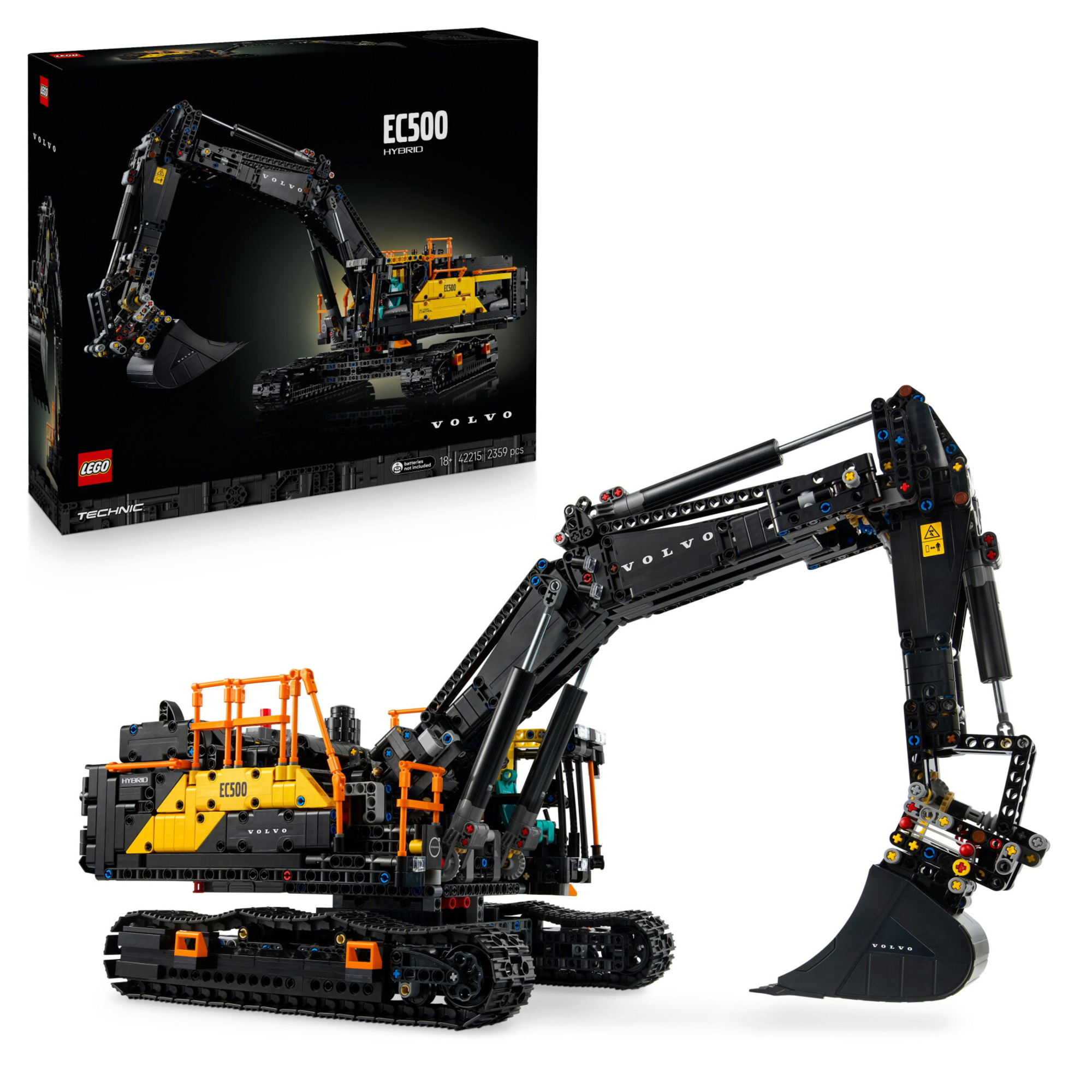 Lego technic 42215 - escavatore volvo ec500 hybrid motorizzato - LEGO TECHNIC, Lego