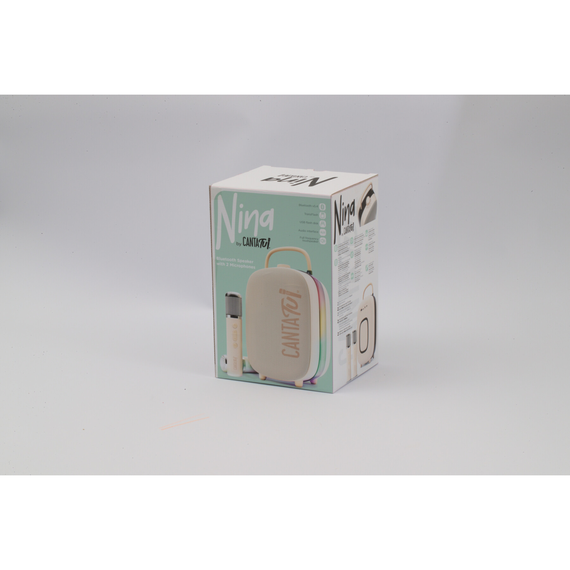 Canta tu nina - speaker bluetooth 20w con 2 microfoni, led rgb e subwoofer - GIOCHI PREZIOSI